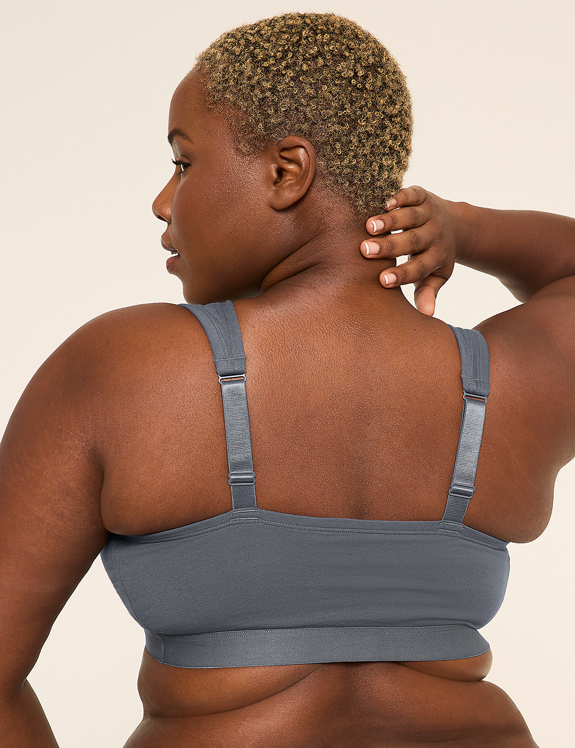 Cotton Wrap Bralette Product Image 2