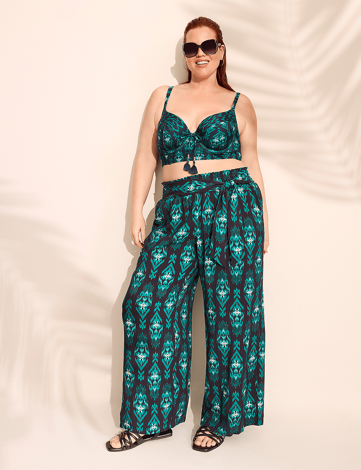 Woven Wide Leg Pant Cover-Up Product Image 4