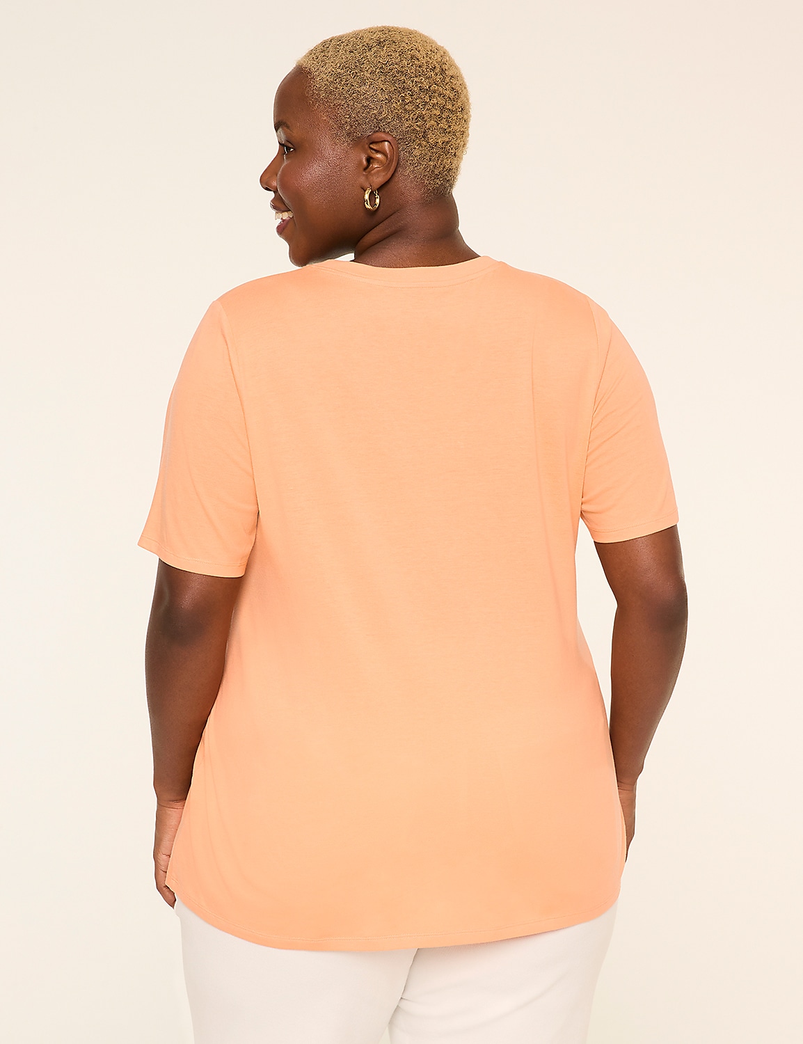 Perfect Sleeve V-Neck Tee Product Image 2