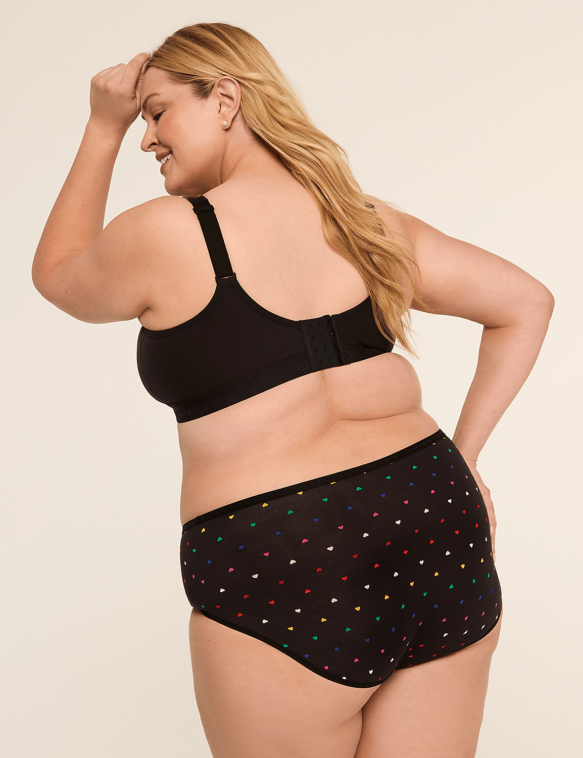 Cotton High-Leg Brief Panty Product Image 2