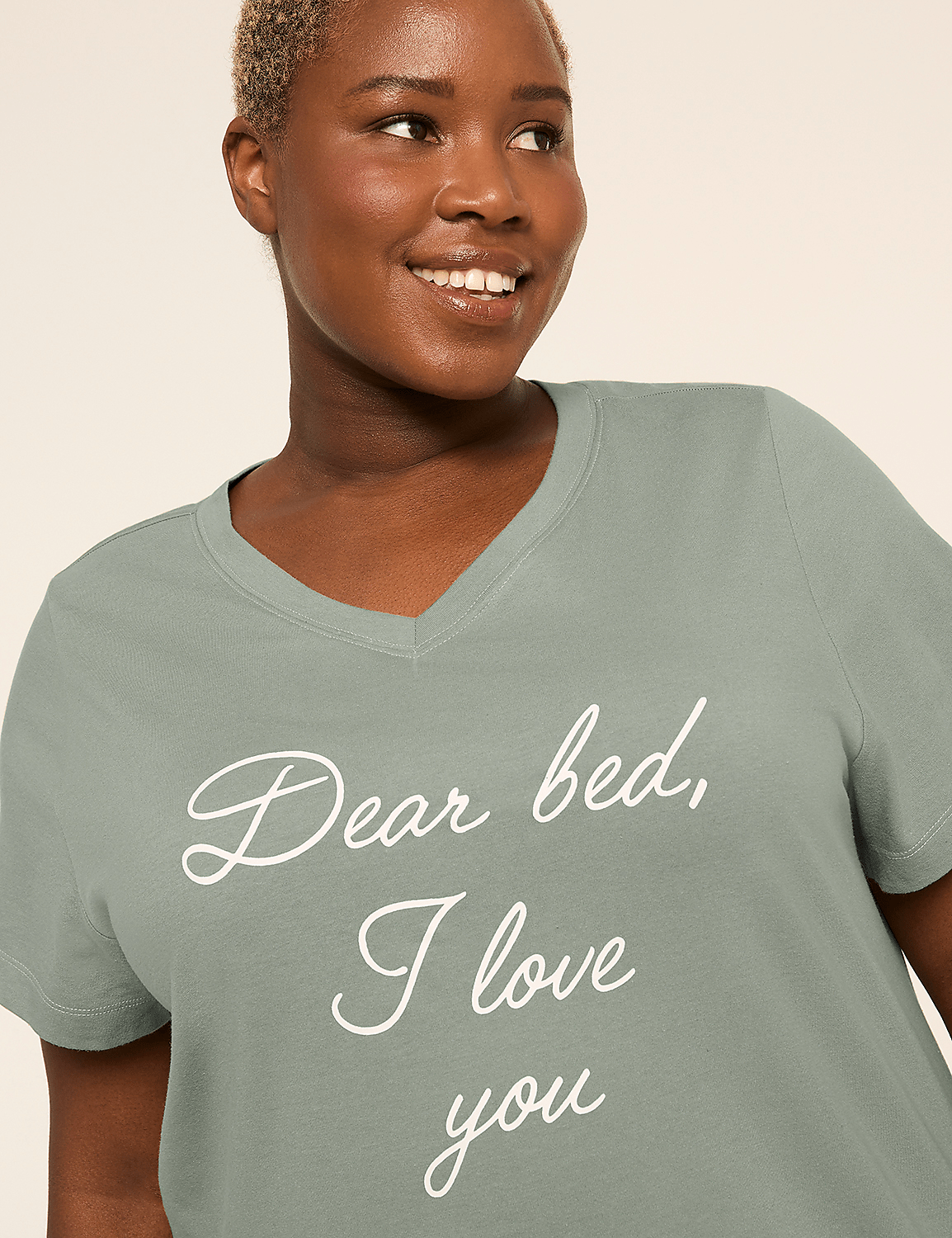 Comfy Cotton Tunic Tee & Bike Short PJ Set Product Image 4