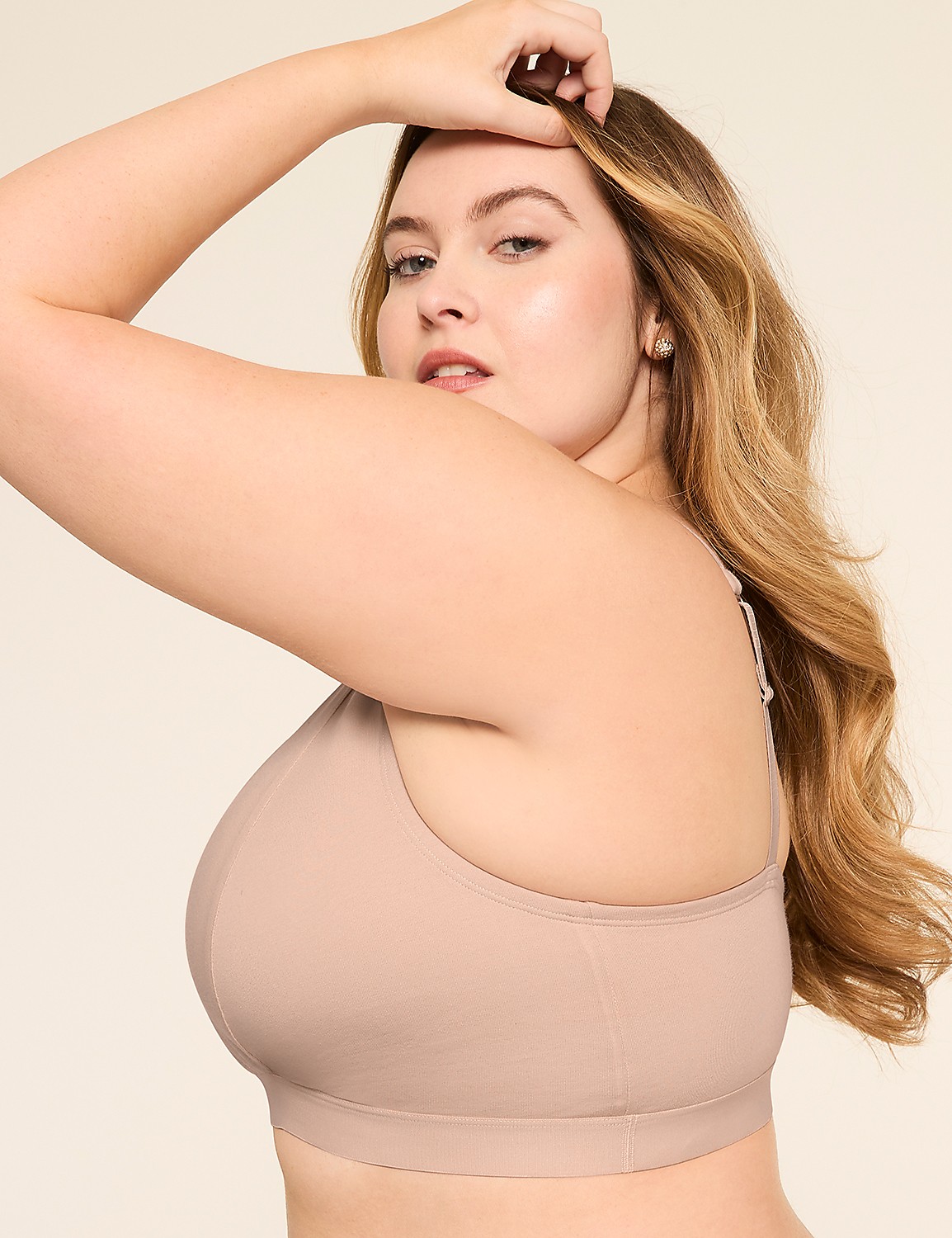 Cotton Wrap Bralette Product Image 3