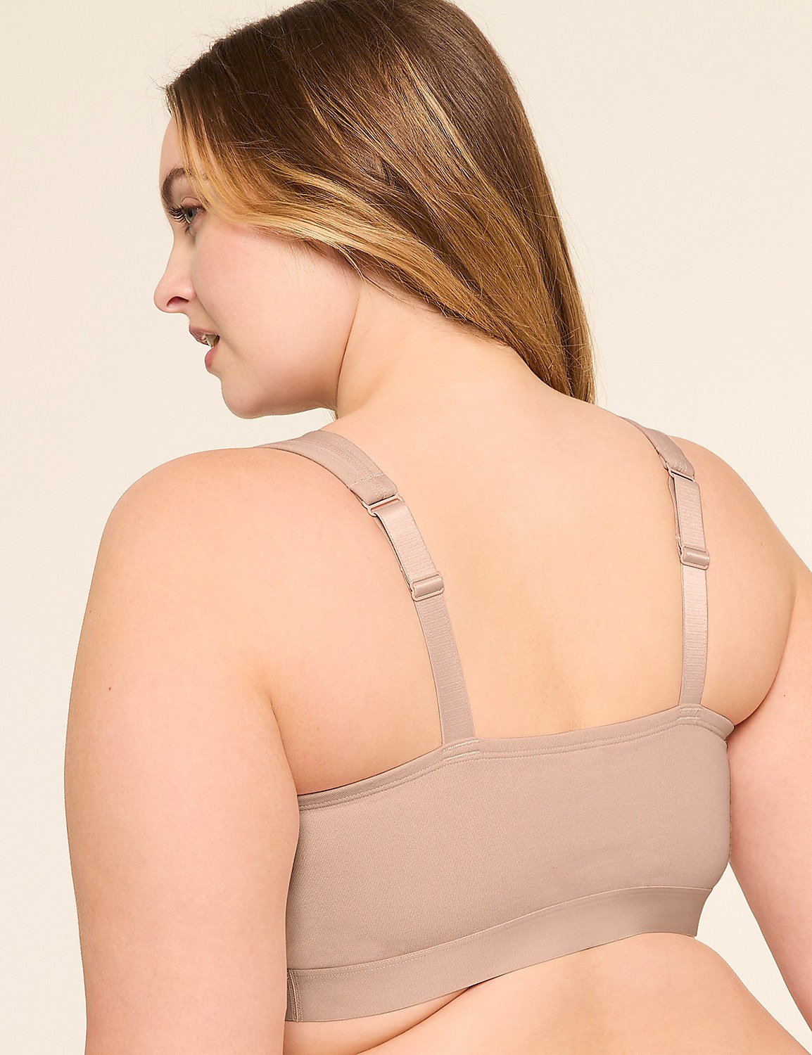 Cotton Wrap Bralette Product Image 2