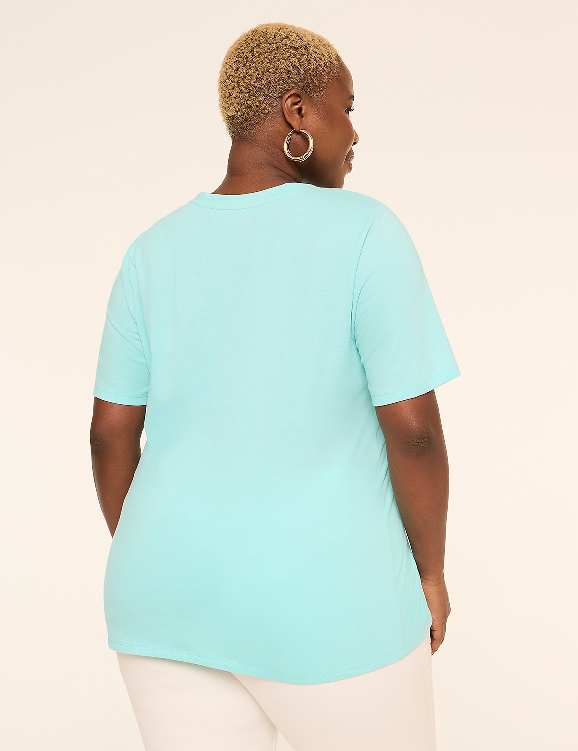 Perfect Sleeve V-Neck Tee Product Image 2