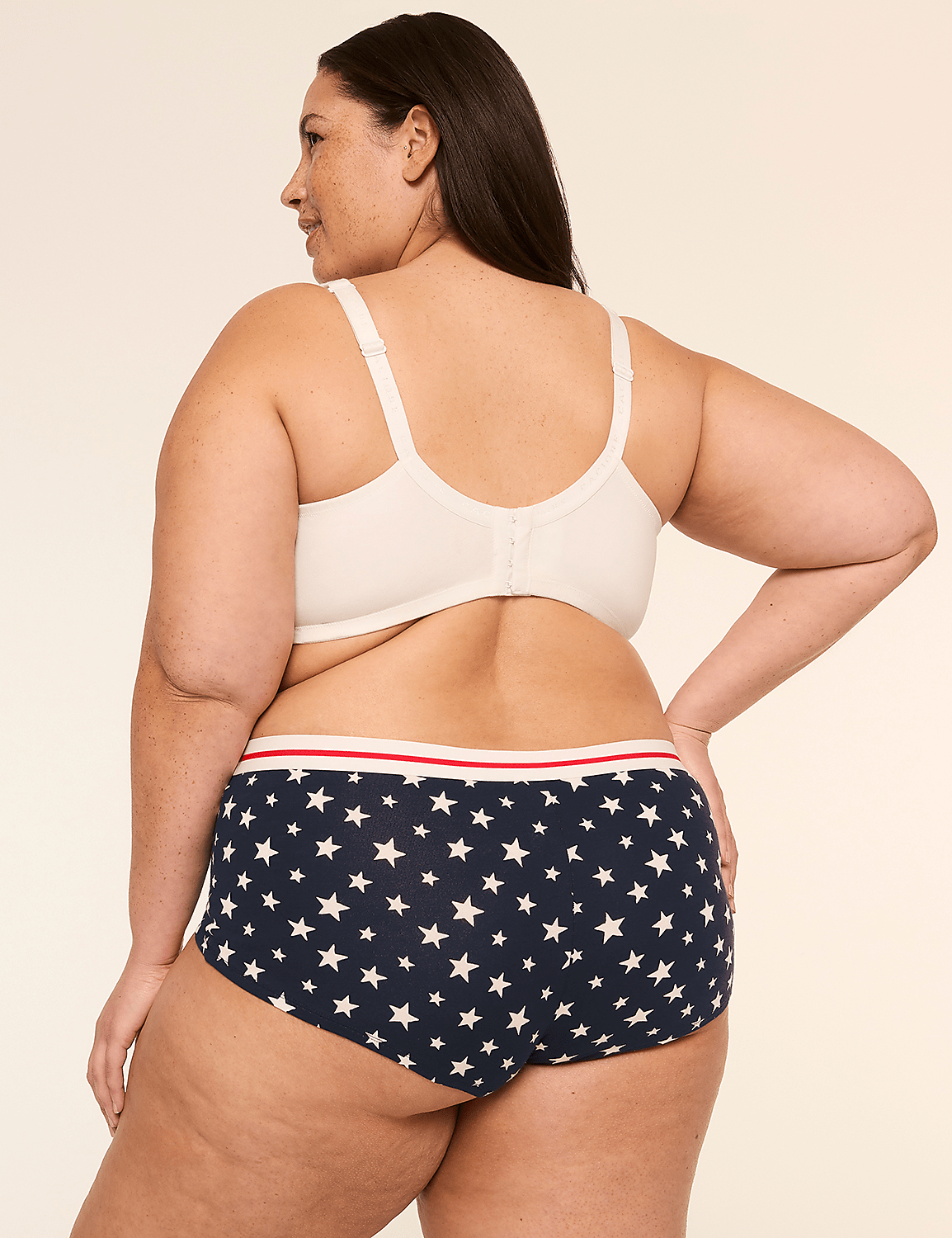 Cotton Boyshort Panty With Wide Waistband Product Image 2