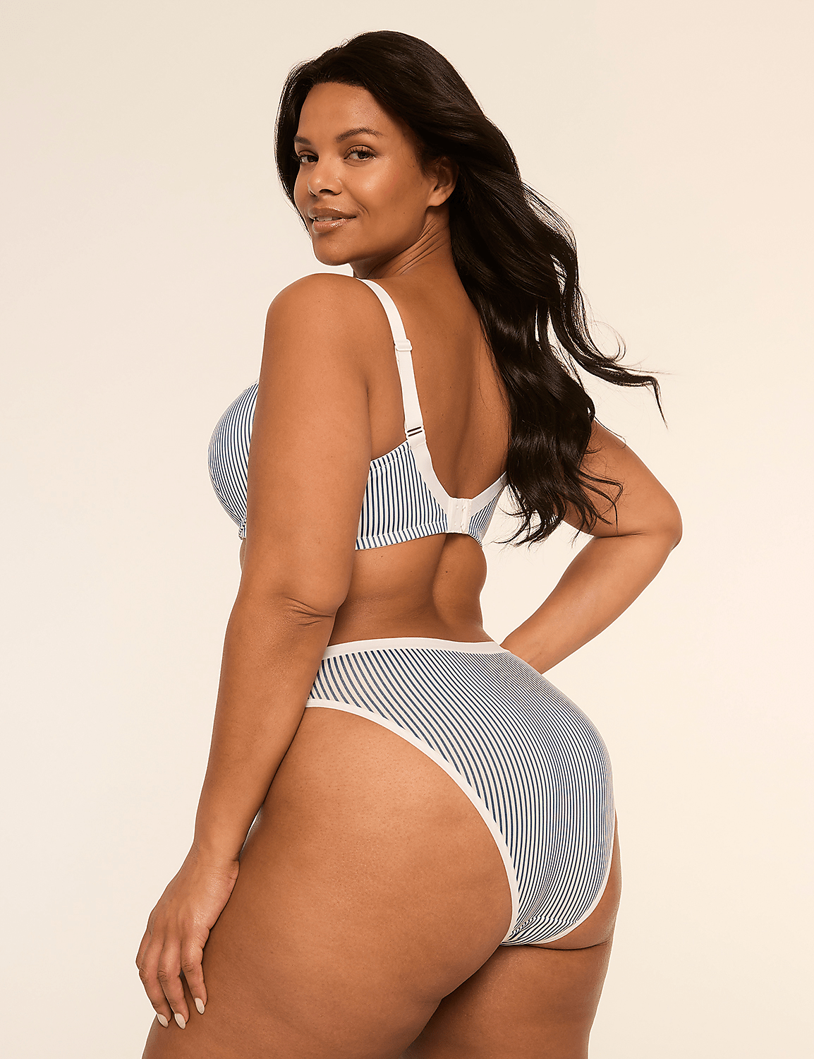 No-Show Lined-Lace French Cut Brief Product Image 2