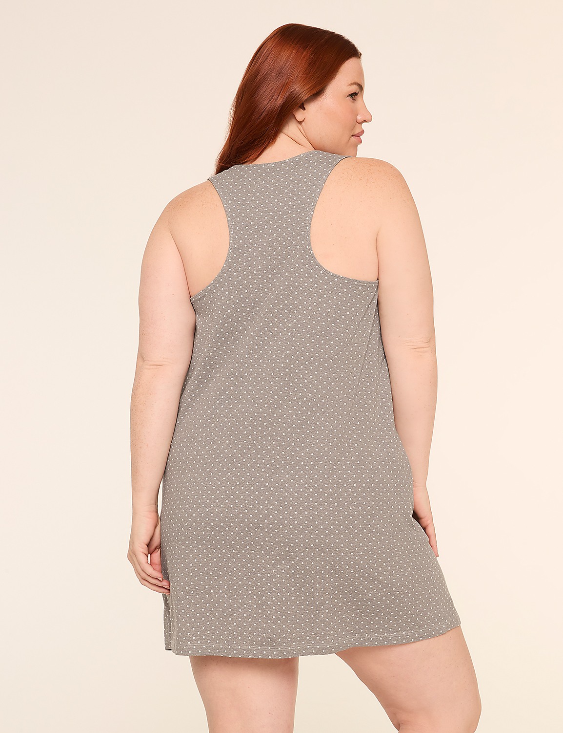 100% Cotton Racerback Sleepshirt Product Image 2