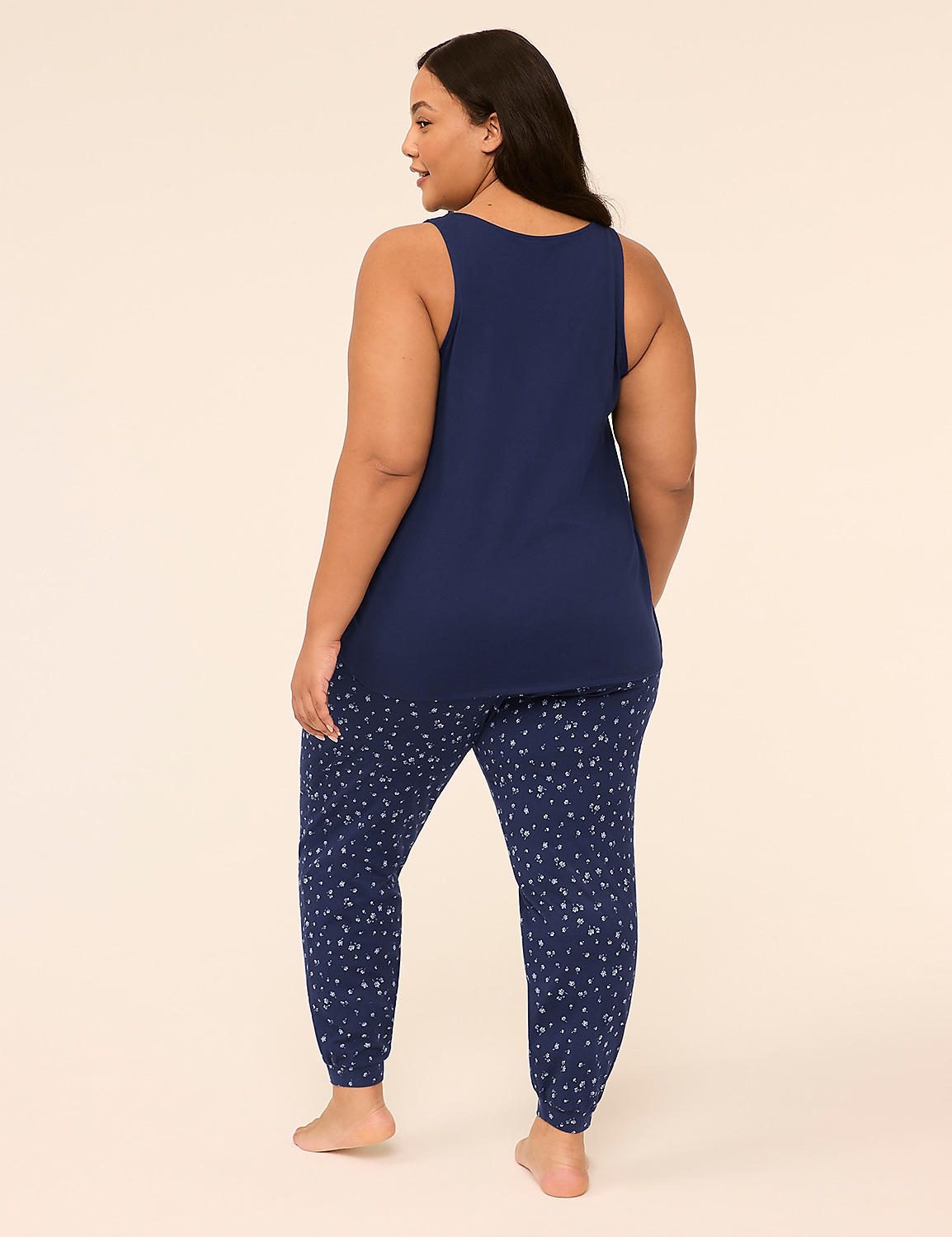 Comfy Cotton Tank & Jogger PJ Set Product Image 2