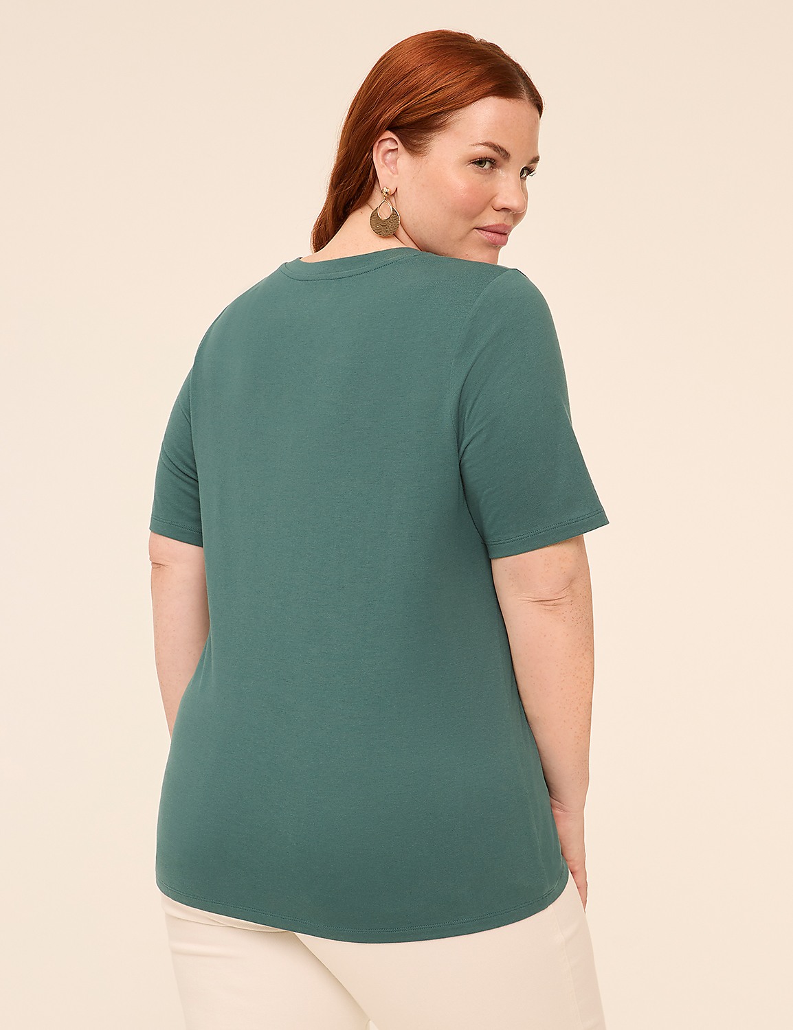 Perfect Sleeve V-Neck Tee Product Image 2
