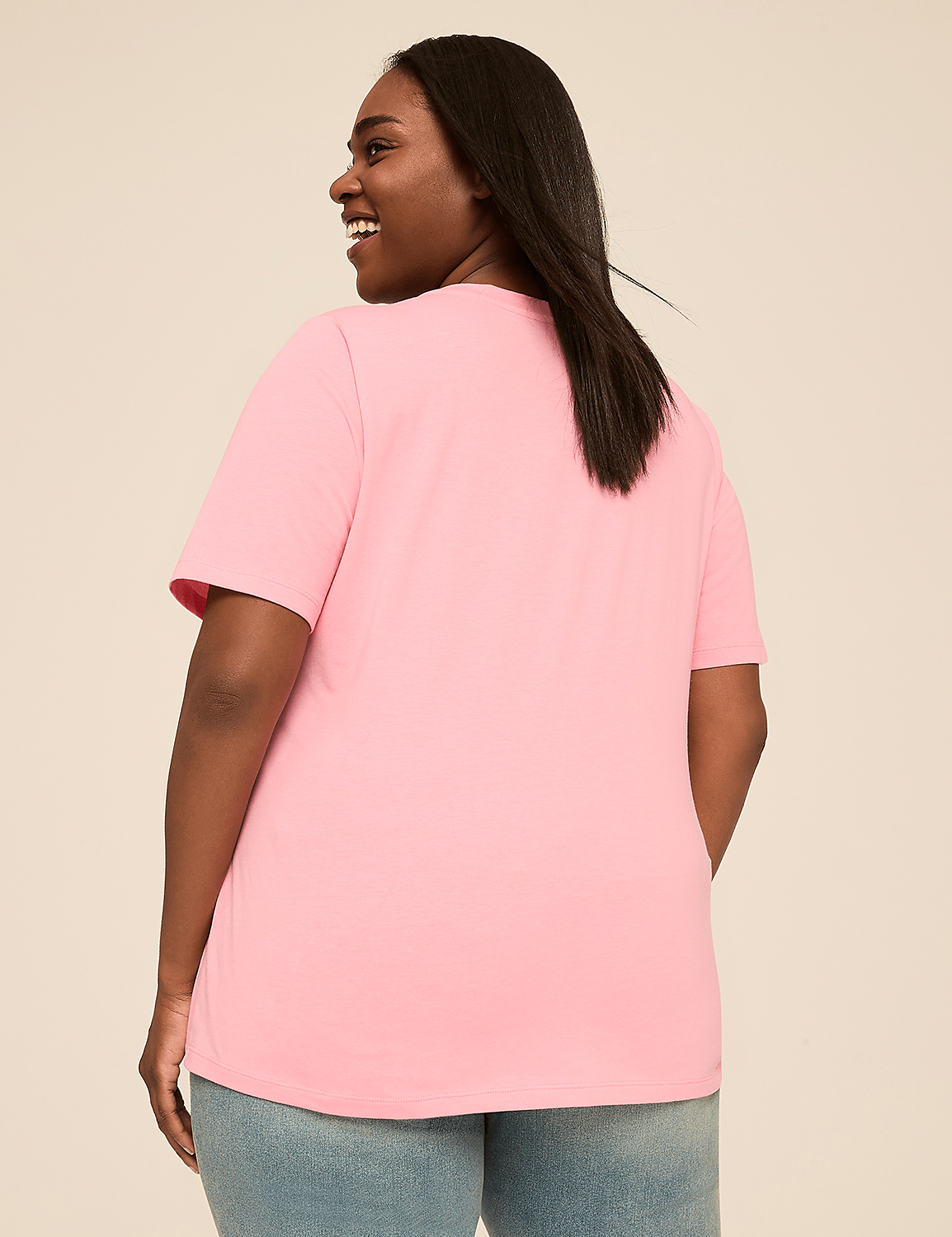Perfect Sleeve V-Neck Tee Product Image 2