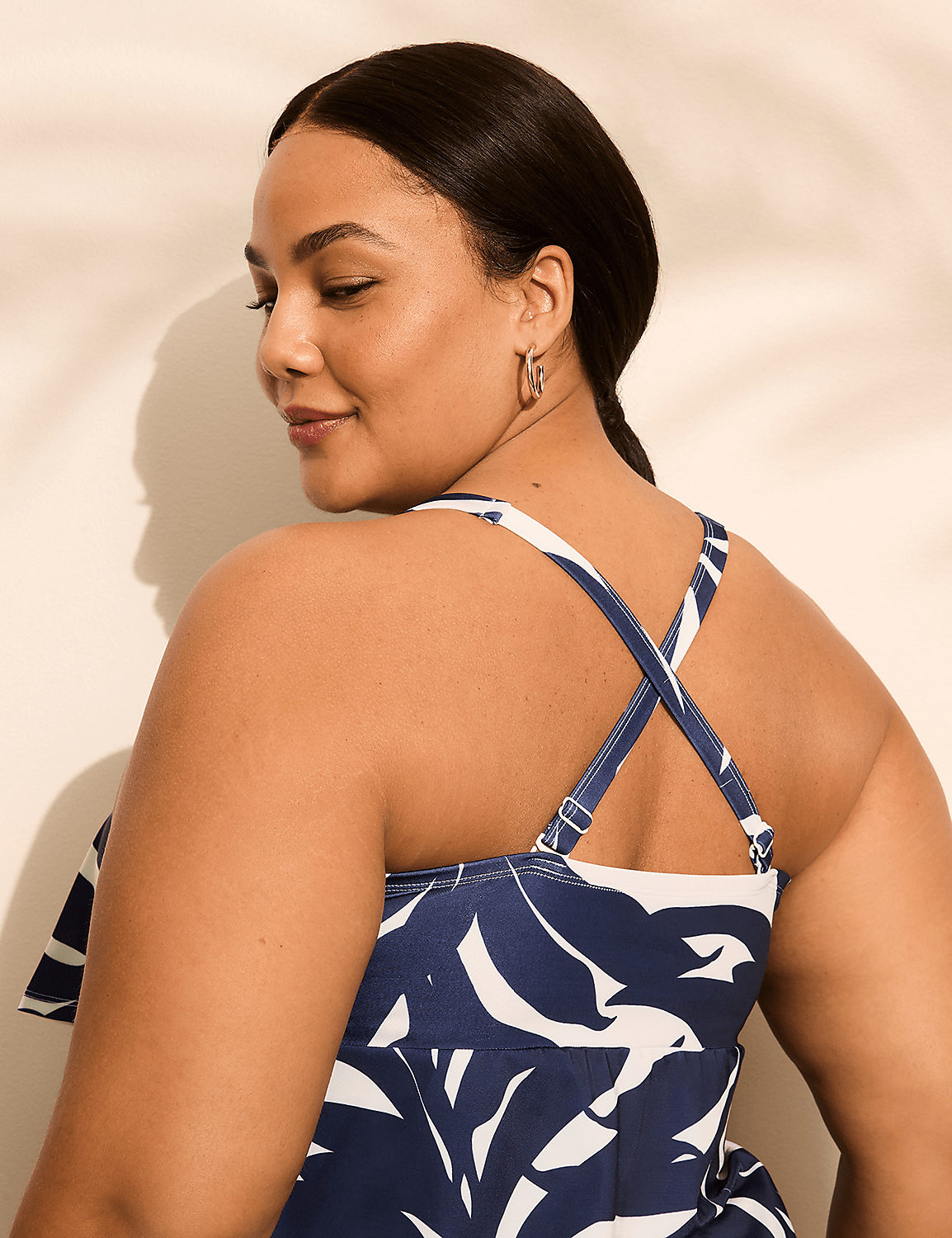 No-Wire Three-Tier Tankini Top Product Image 5