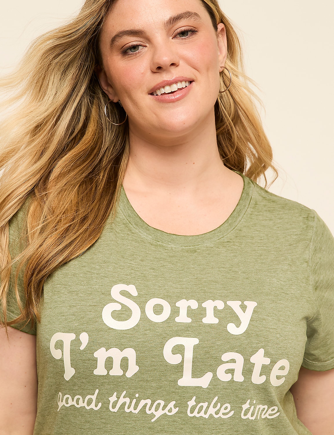 Sorry I'm Late Graphic Tee Product Image 4
