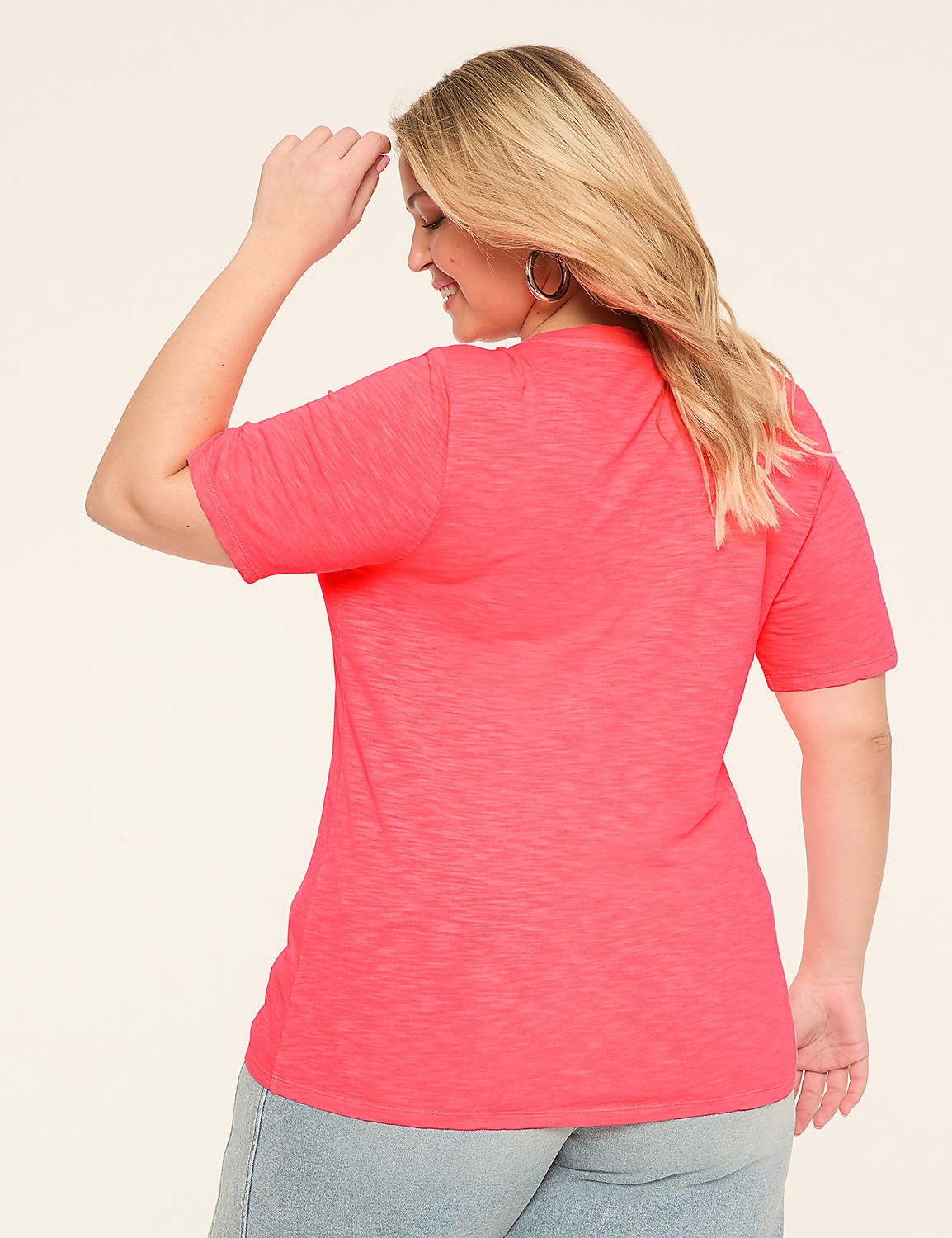 Perfect Sleeve V-Neck Tee Product Image 5