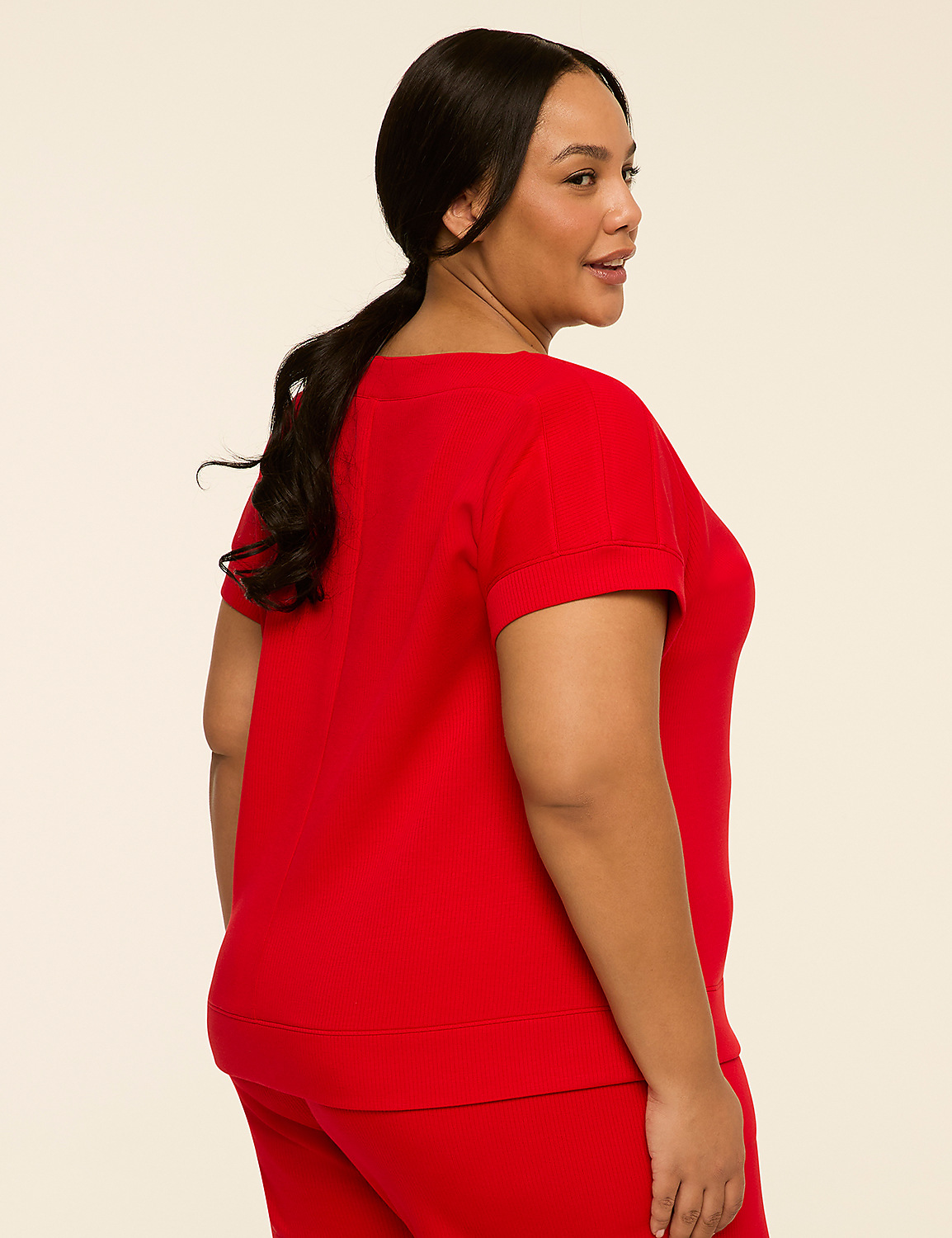 LIVI Ribbed Journey Boatneck Top Product Image 2