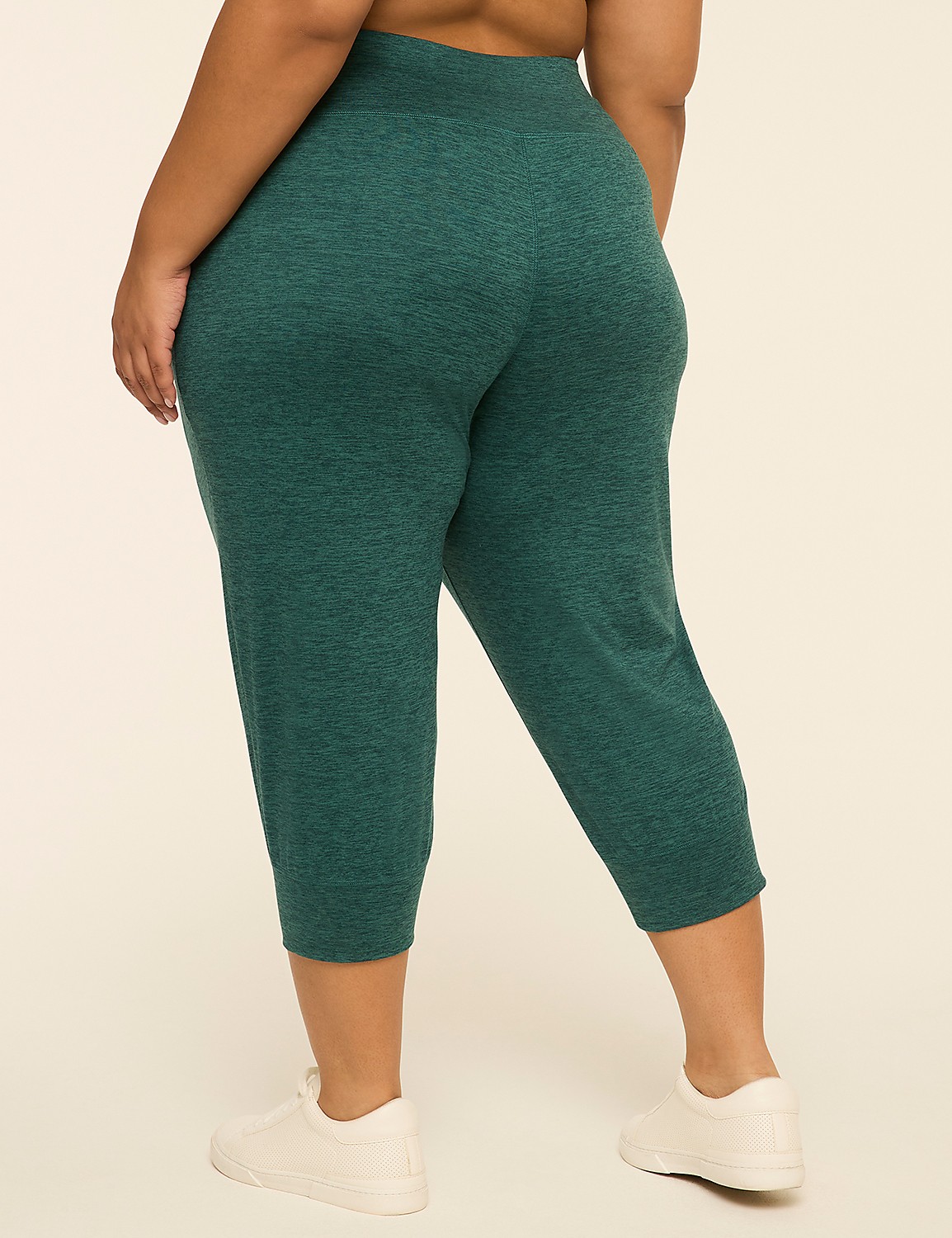 LIVI Soft Marled Capri Jogger Product Image 2