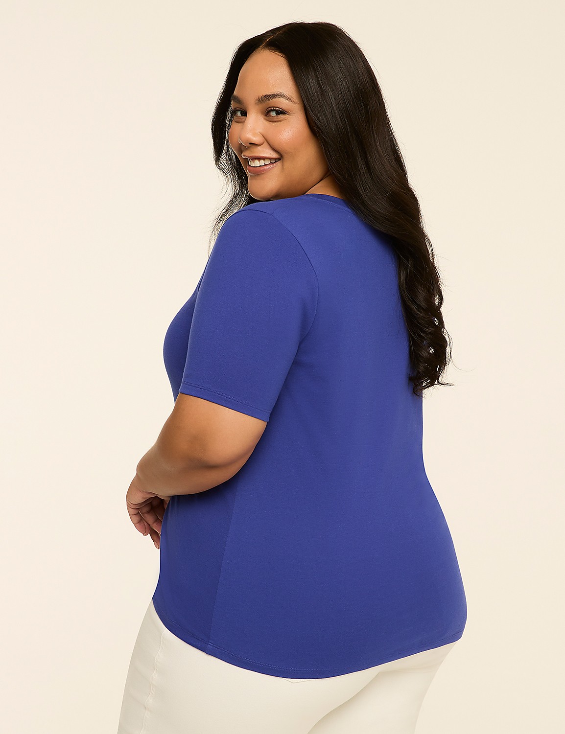 Perfect Sleeve V-Neck Tee Product Image 2