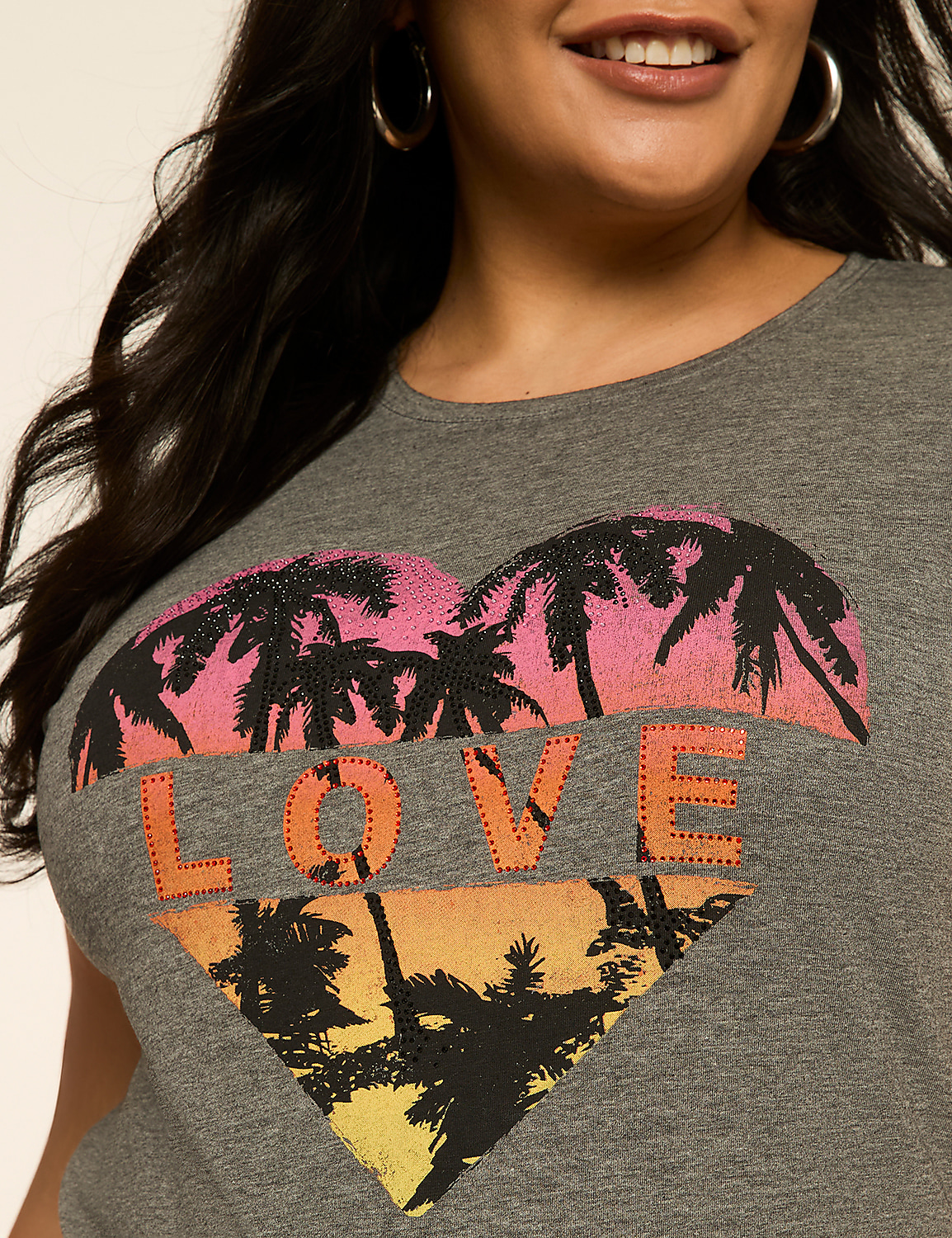 Tropical Love Graphic Tee Product Image 4