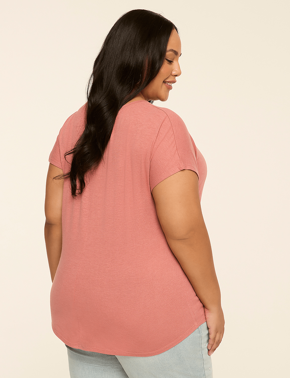 EveryWear Brushed Crew-Neck Tee Product Image 2