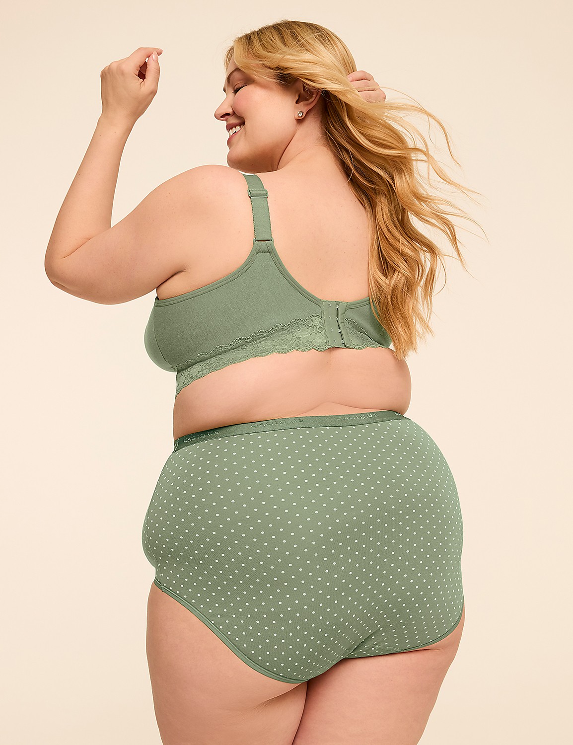 Cotton High-Waist Brief Panty Product Image 2