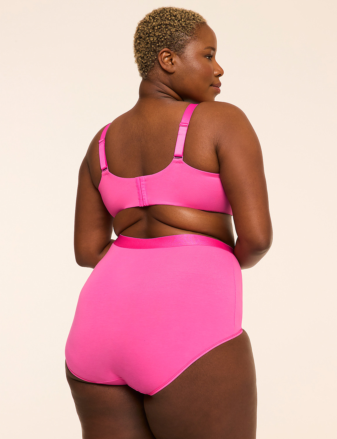 Cotton High-Waist Brief Panty Product Image 2