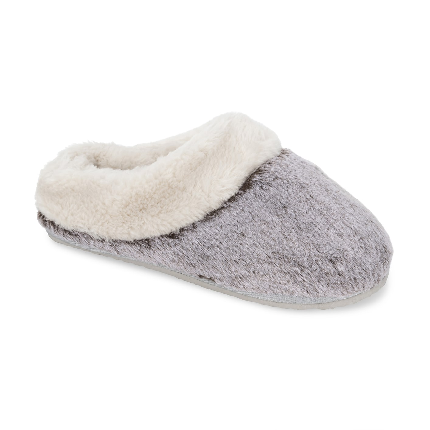 Lemon Tipped Fur Scuff Slipper Product Image 1