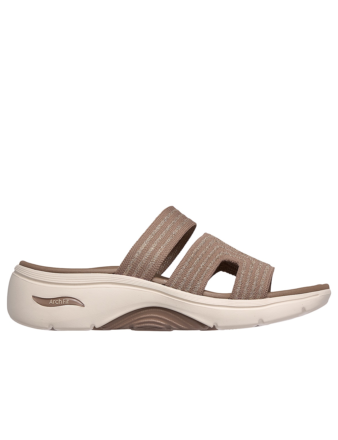 Skechers GO WALK Arch Fit 2.0 Lurex Knit Sandal Product Image 1