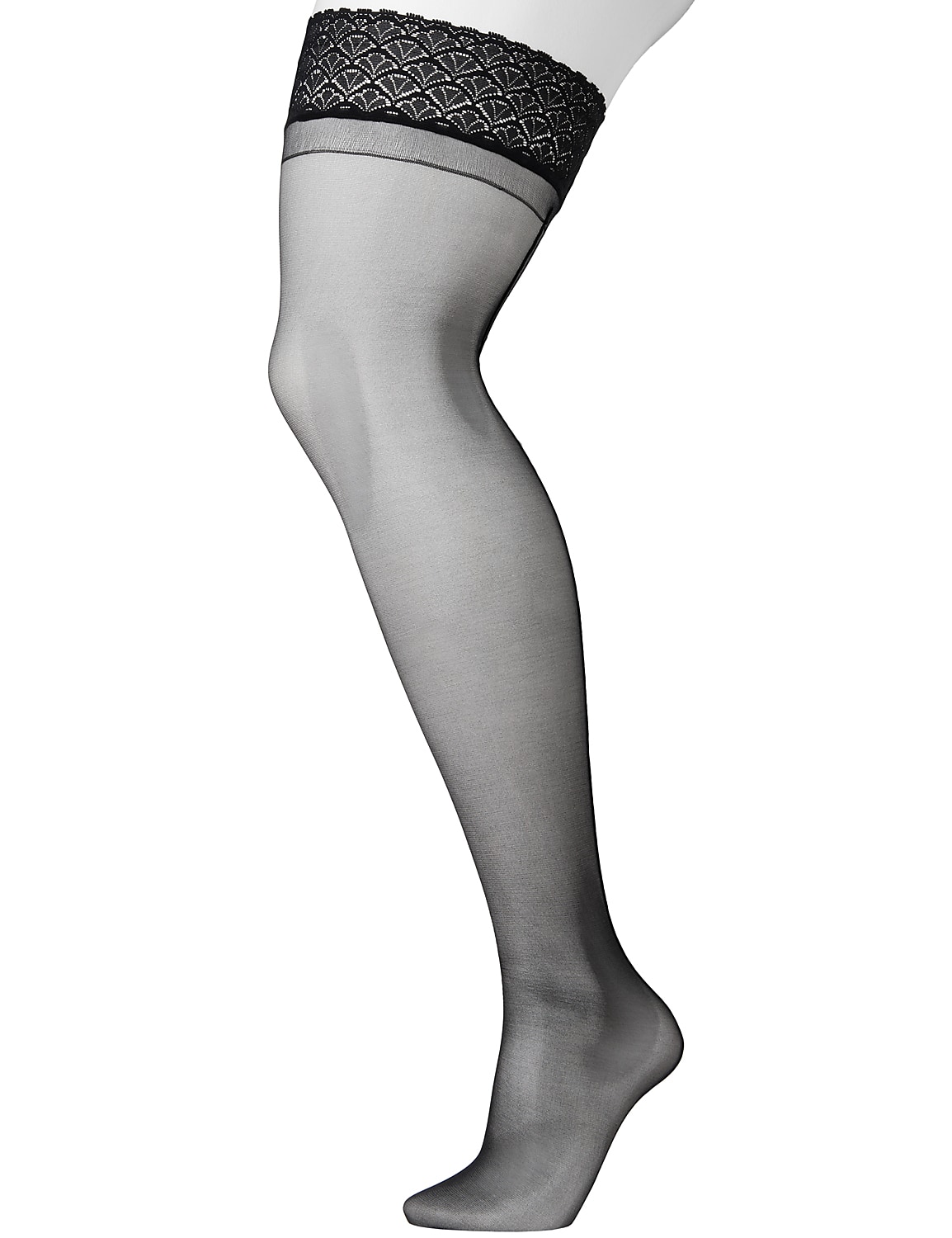Back Seam Thigh Highs Product Image 3