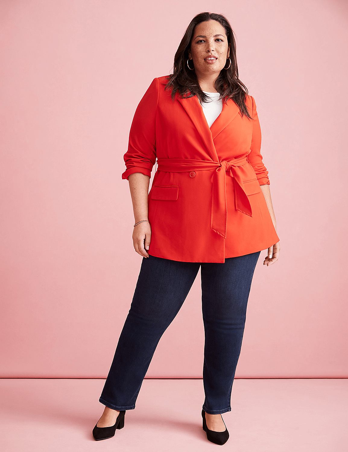 Perfect Drape Belted Blazer Product Image 5