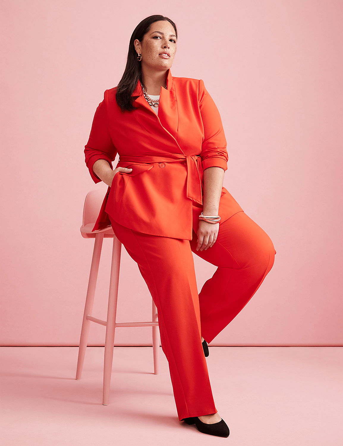 Perfect Drape Belted Blazer Product Image 6