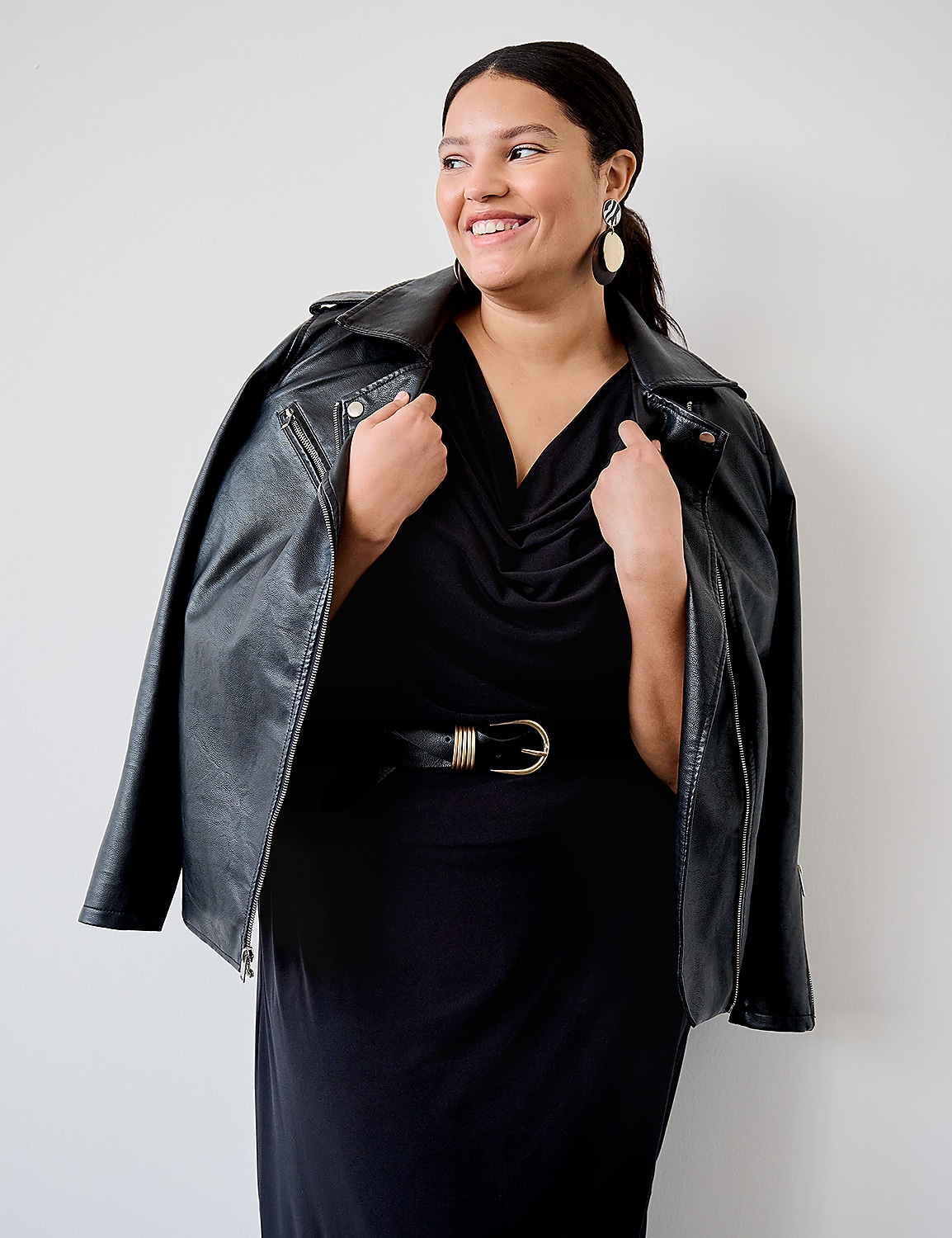 Drape-Neck Shell | LaneBryant