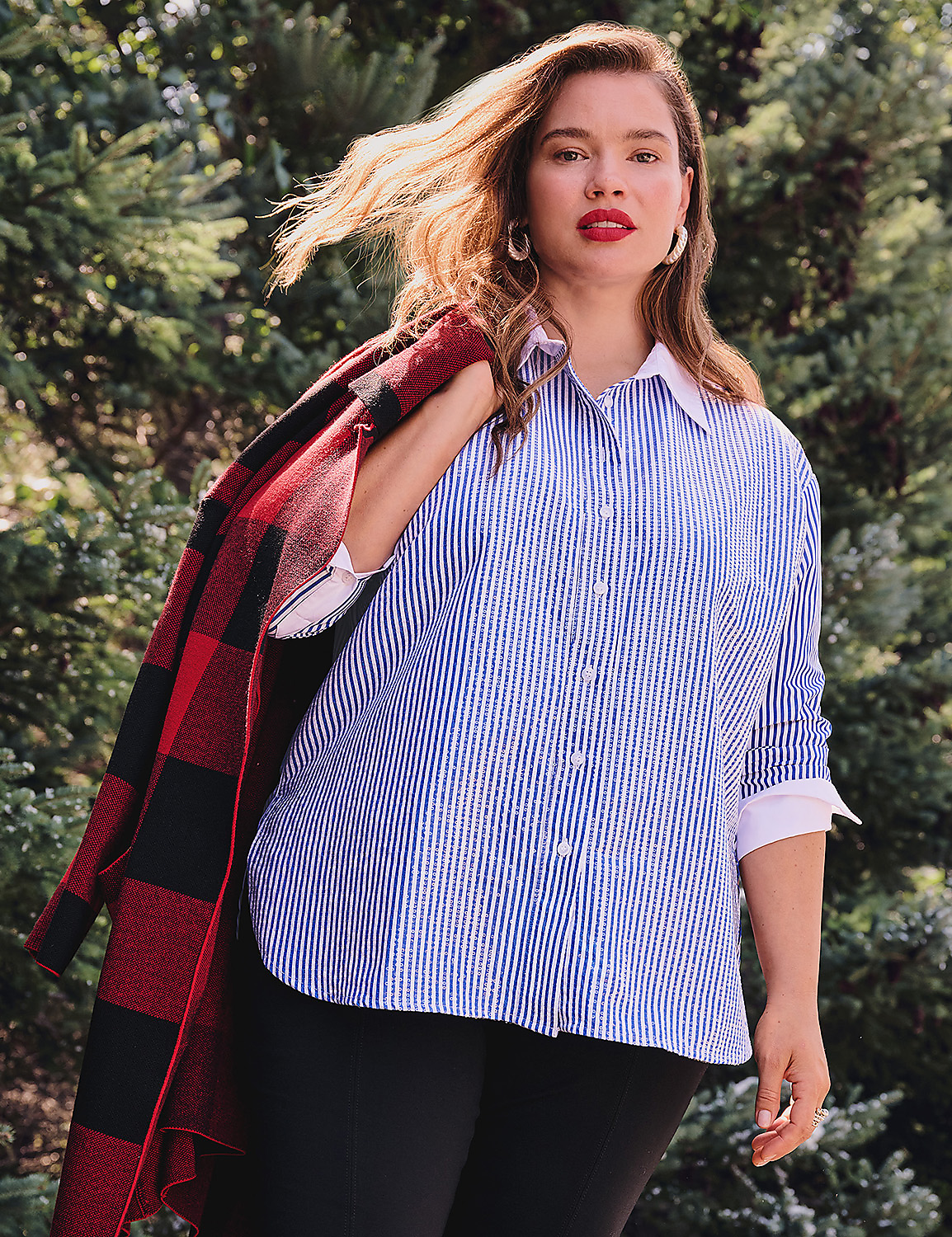 Sequin Relaxed Button-Down Shirt Product Image 6