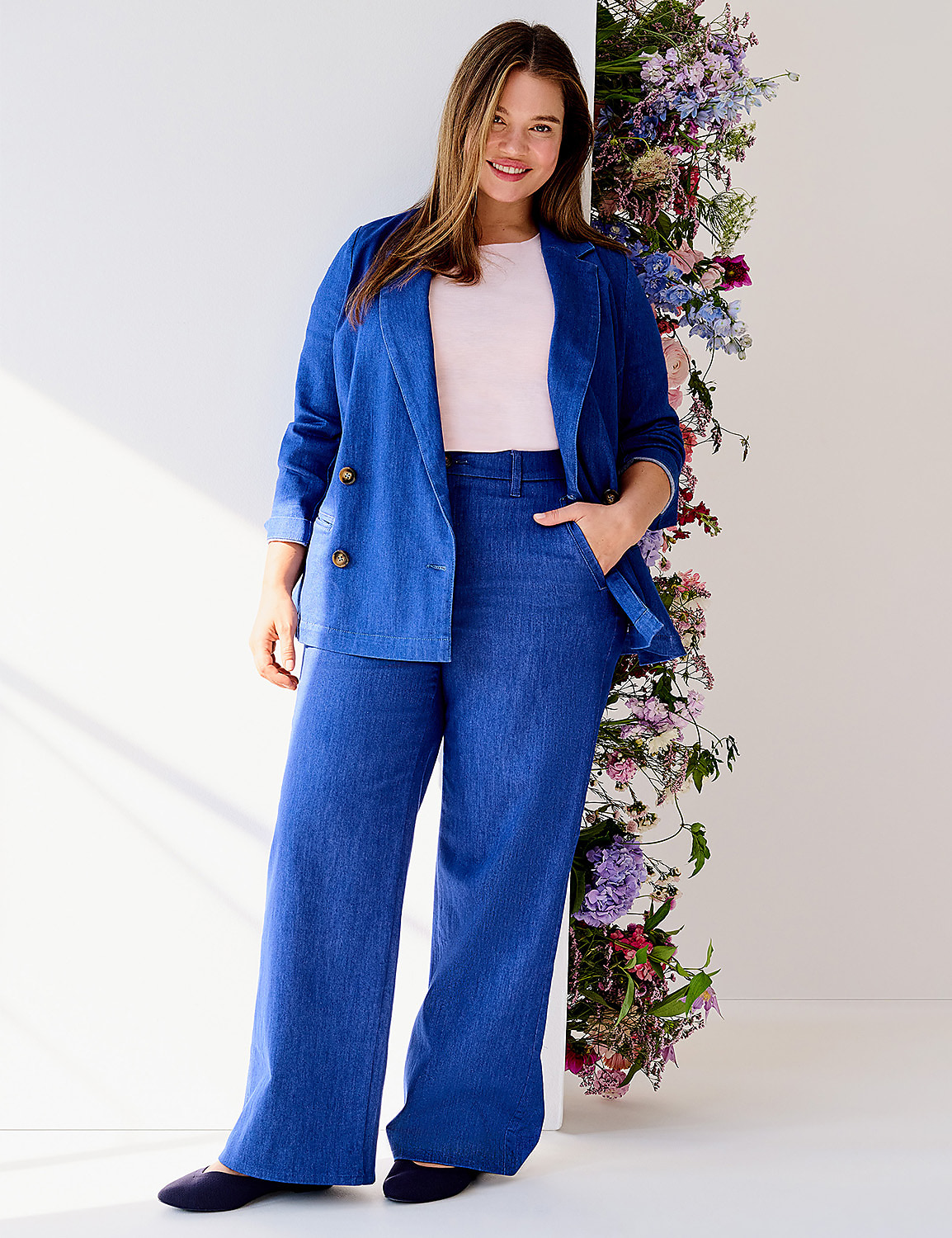 High-Rise Wide Leg Trouser Jean Product Image 4