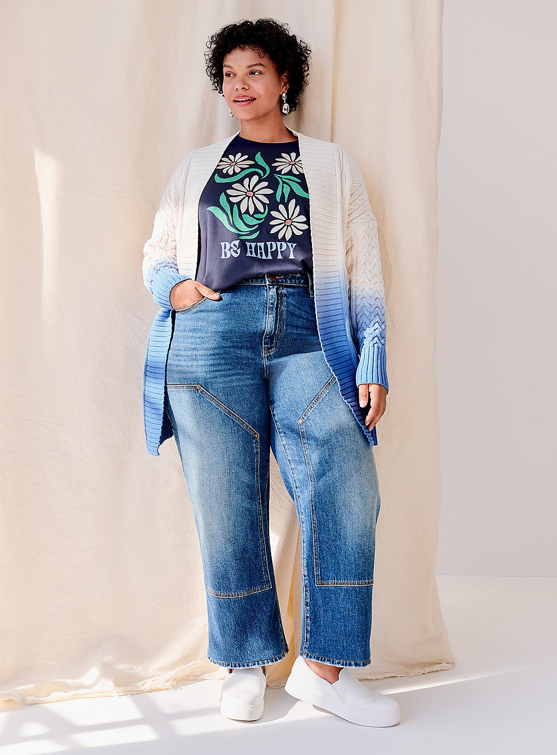 High-Rise Painter Wide Leg Jean Product Image 4