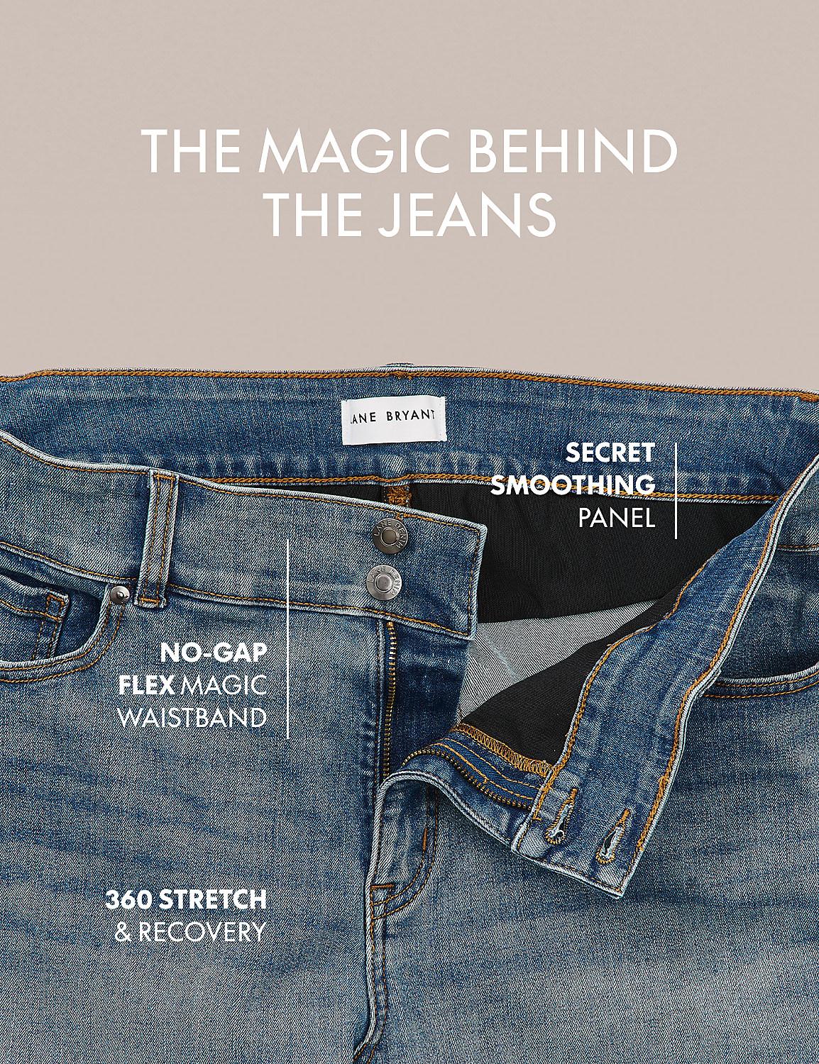 Tighter Tummy Pull-On High-Rise Flare Jean Product Image 7