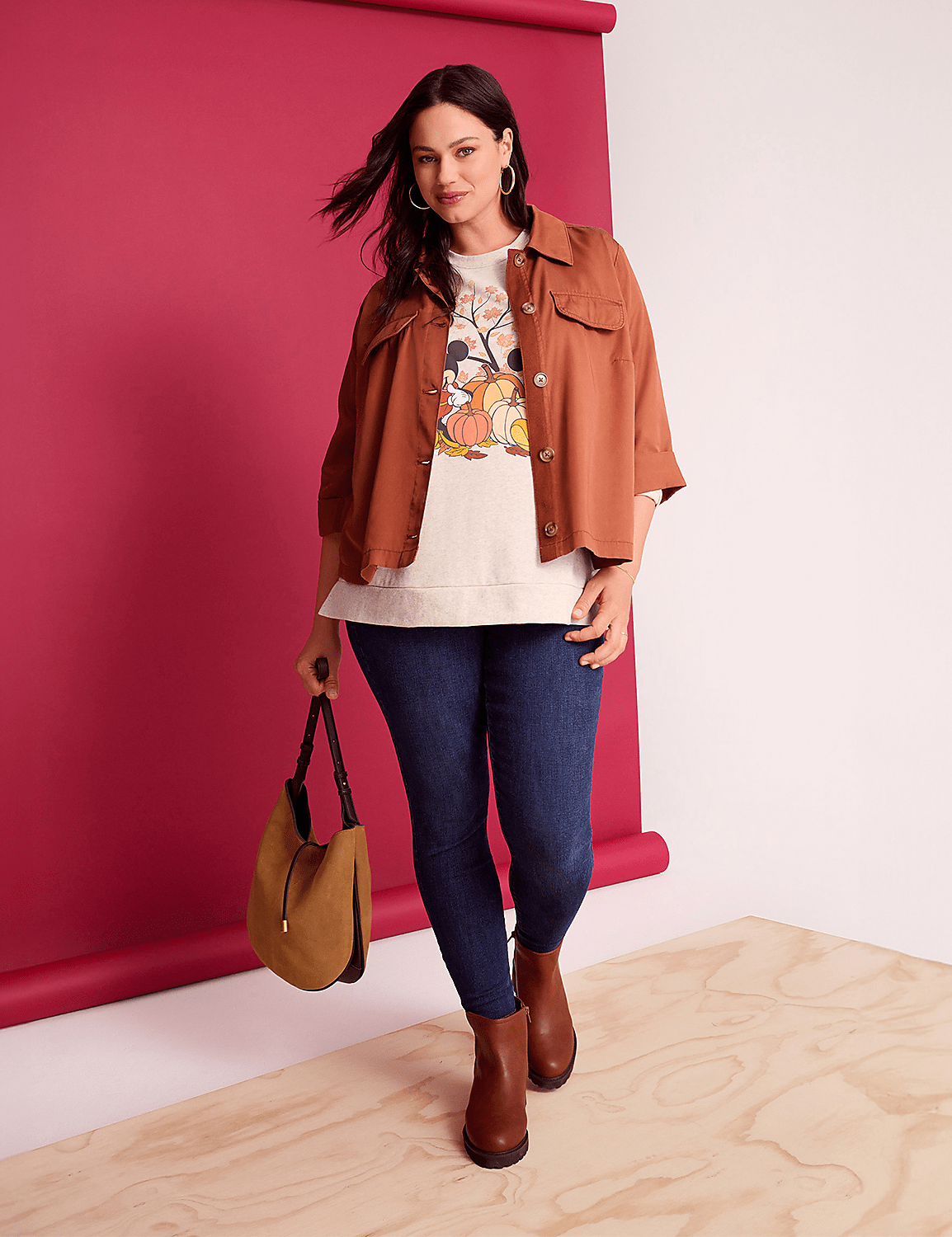 Soft Twill Button-Front Jacket Product Image 4