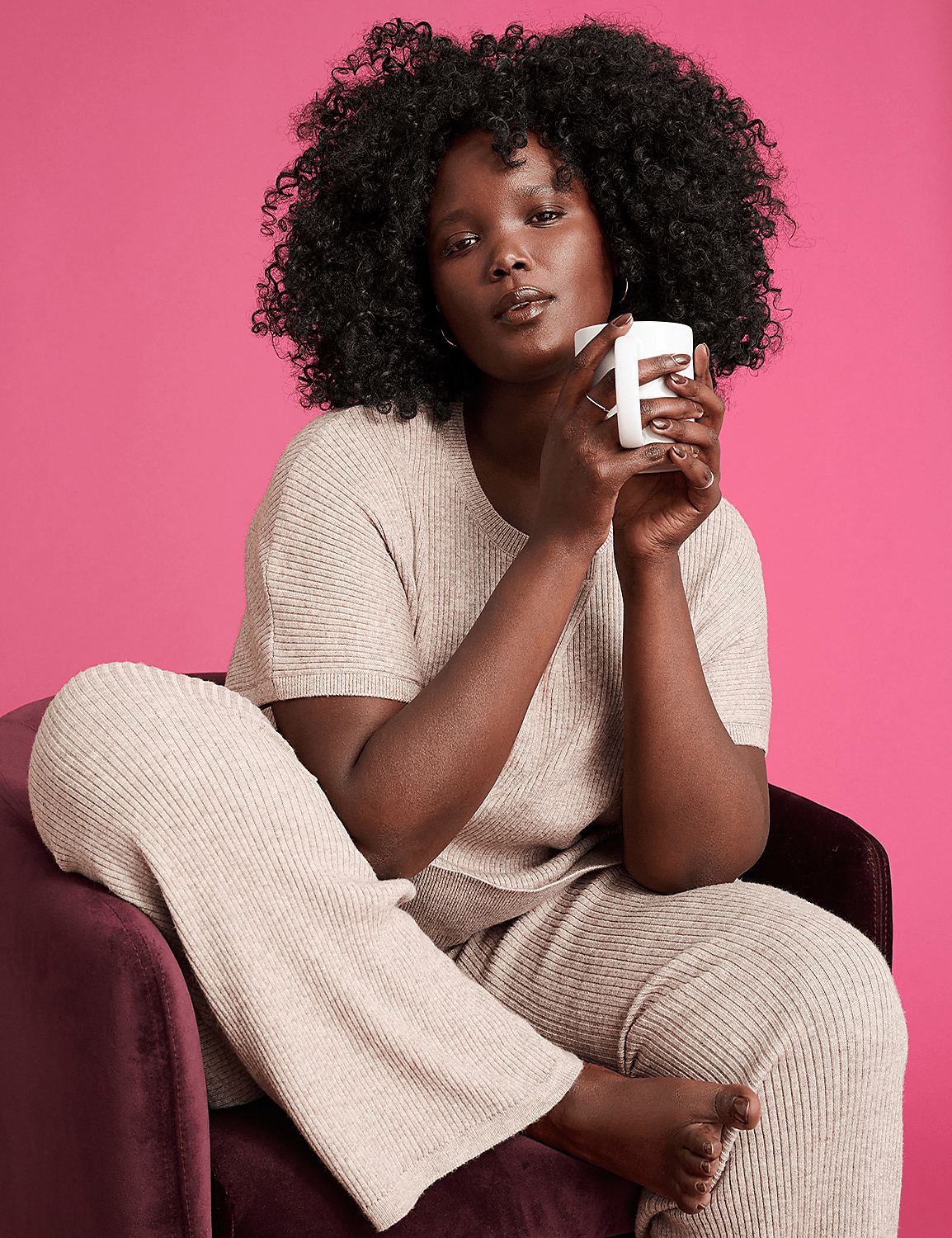 LIVI Sweater Wide Leg Pant Product Image 4