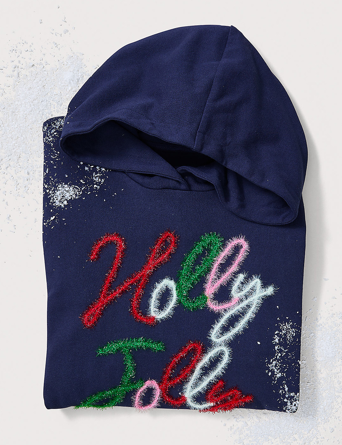 Relaxed Holly Jolly Graphic Hoodie Product Image 6