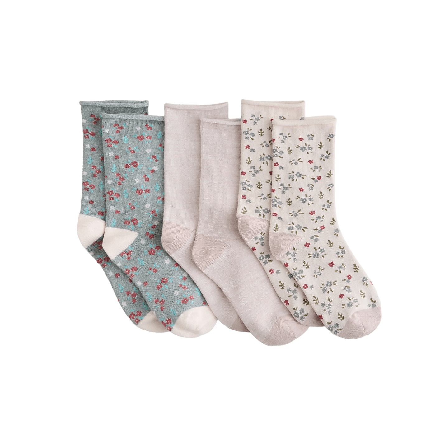 Lemon Recycled Pillow Polytam Crew Socks Product Image 2