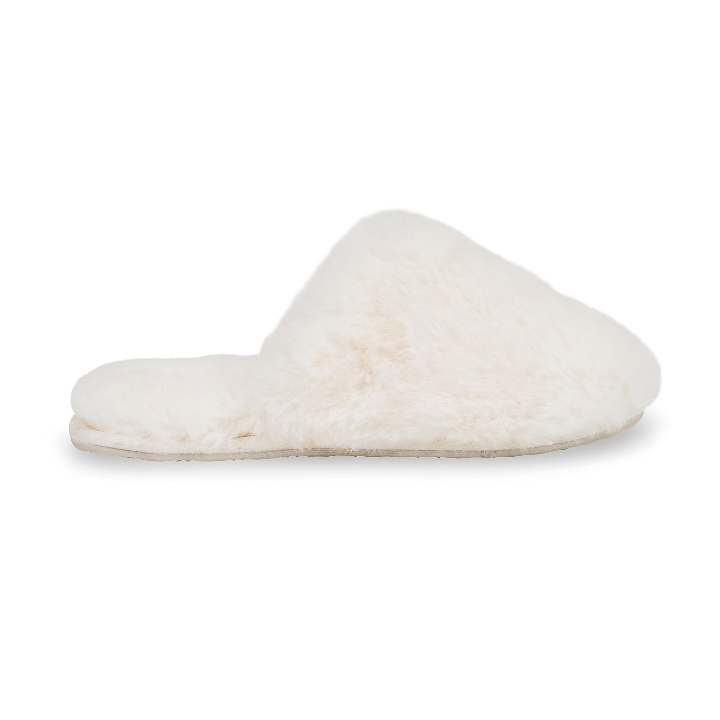 Lemon Lux Faux-Fur Slide Slipper Product Image 2