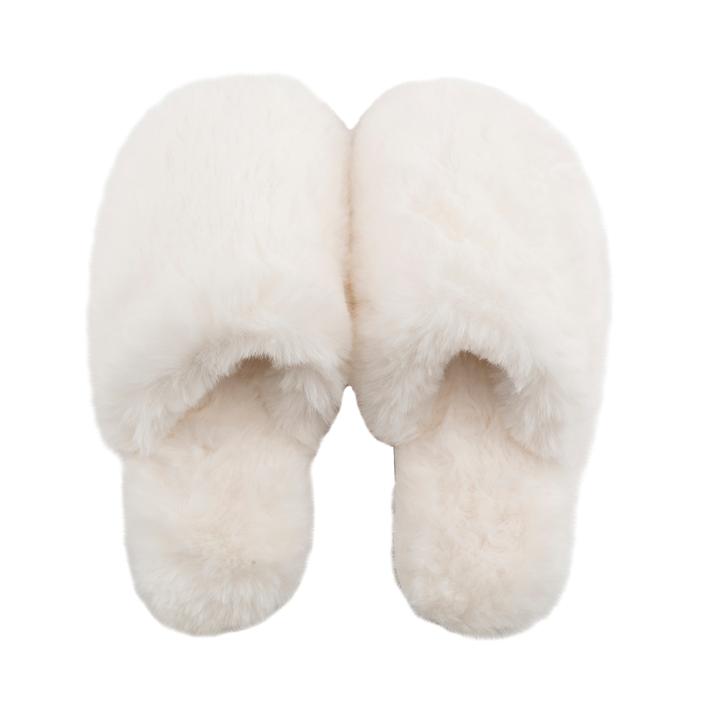 Lemon Lux Faux-Fur Slide Slipper Product Image 3
