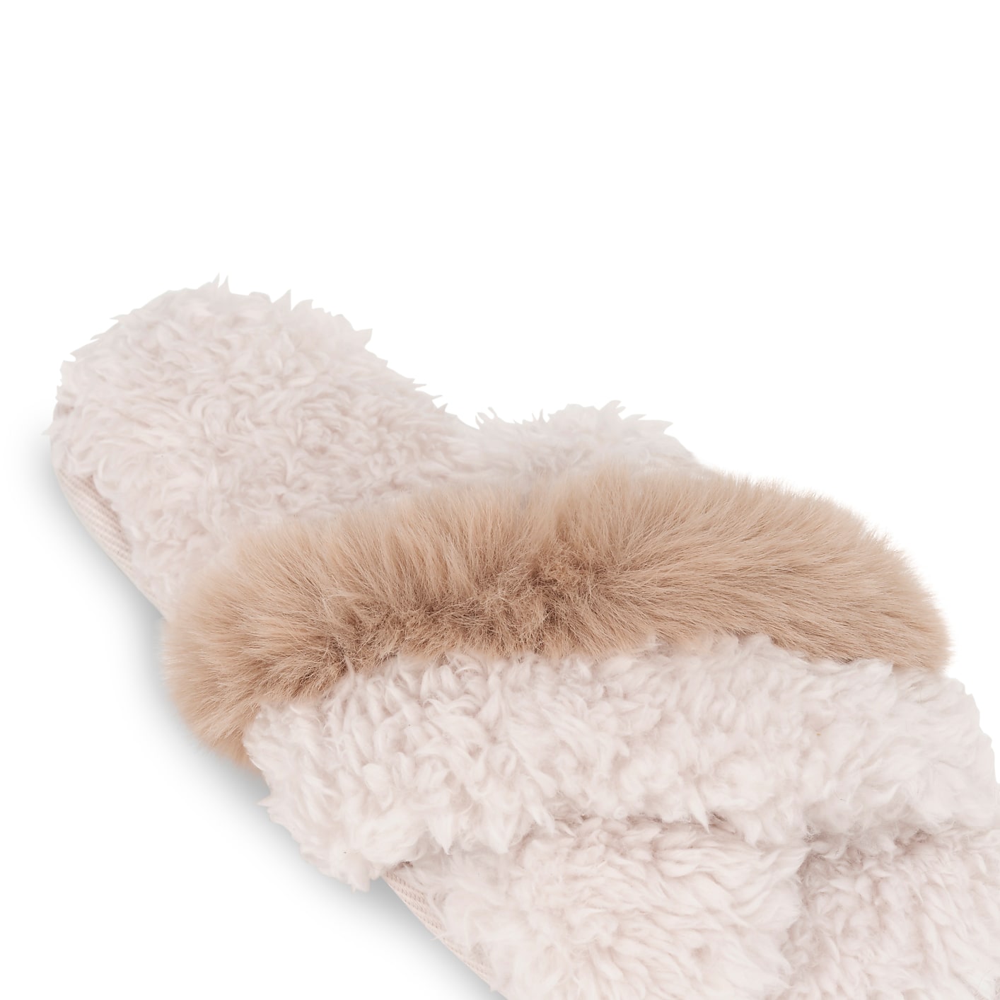 Lemon Night In Berber Slide Slipper Product Image 5
