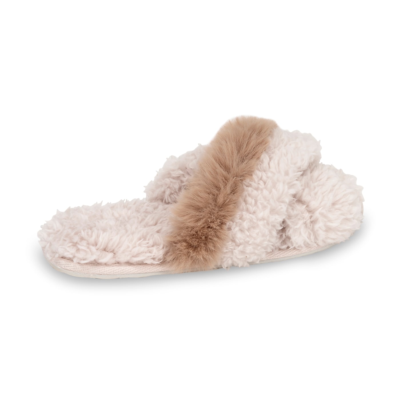 Lemon Night In Berber Slide Slipper Product Image 6