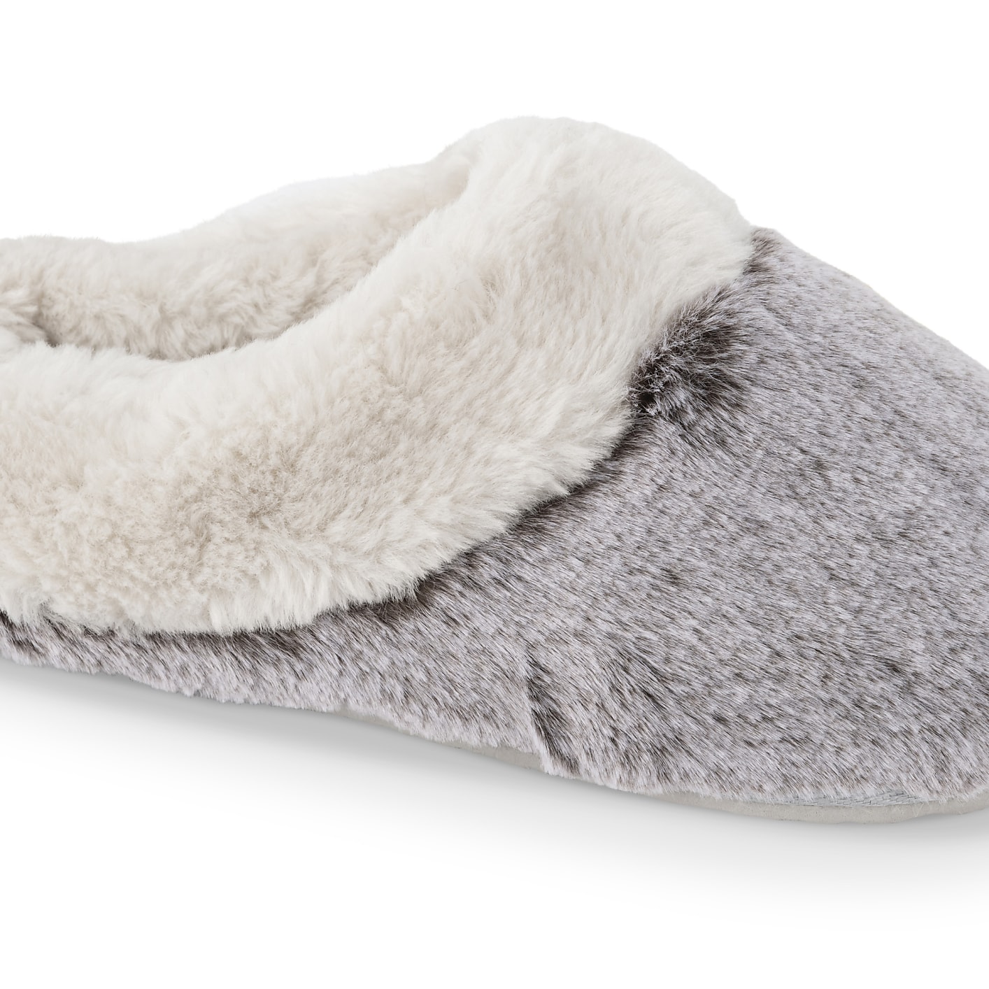 Lemon Tipped Fur Scuff Slipper Product Image 6
