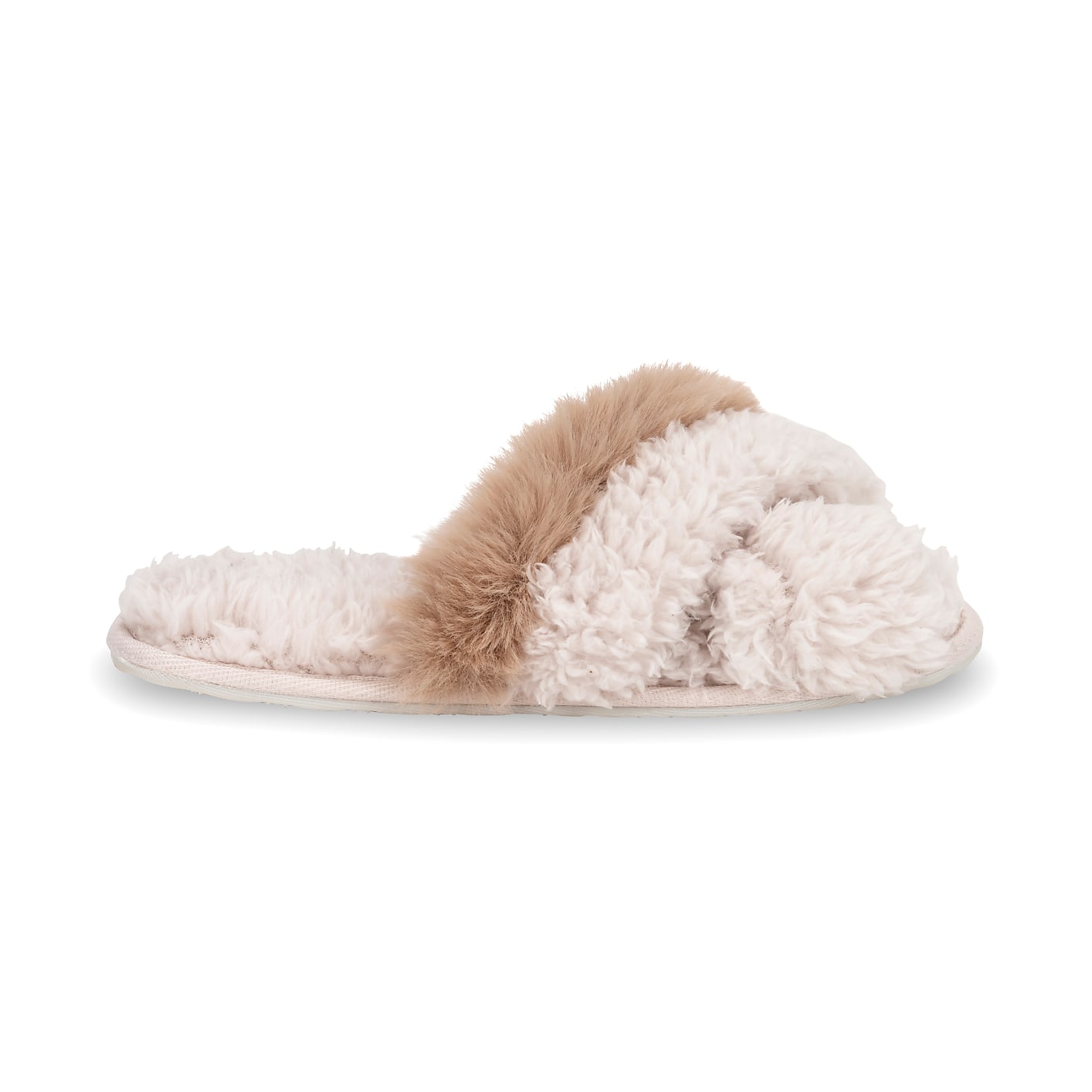 Lemon Night In Berber Slide Slipper Product Image 2