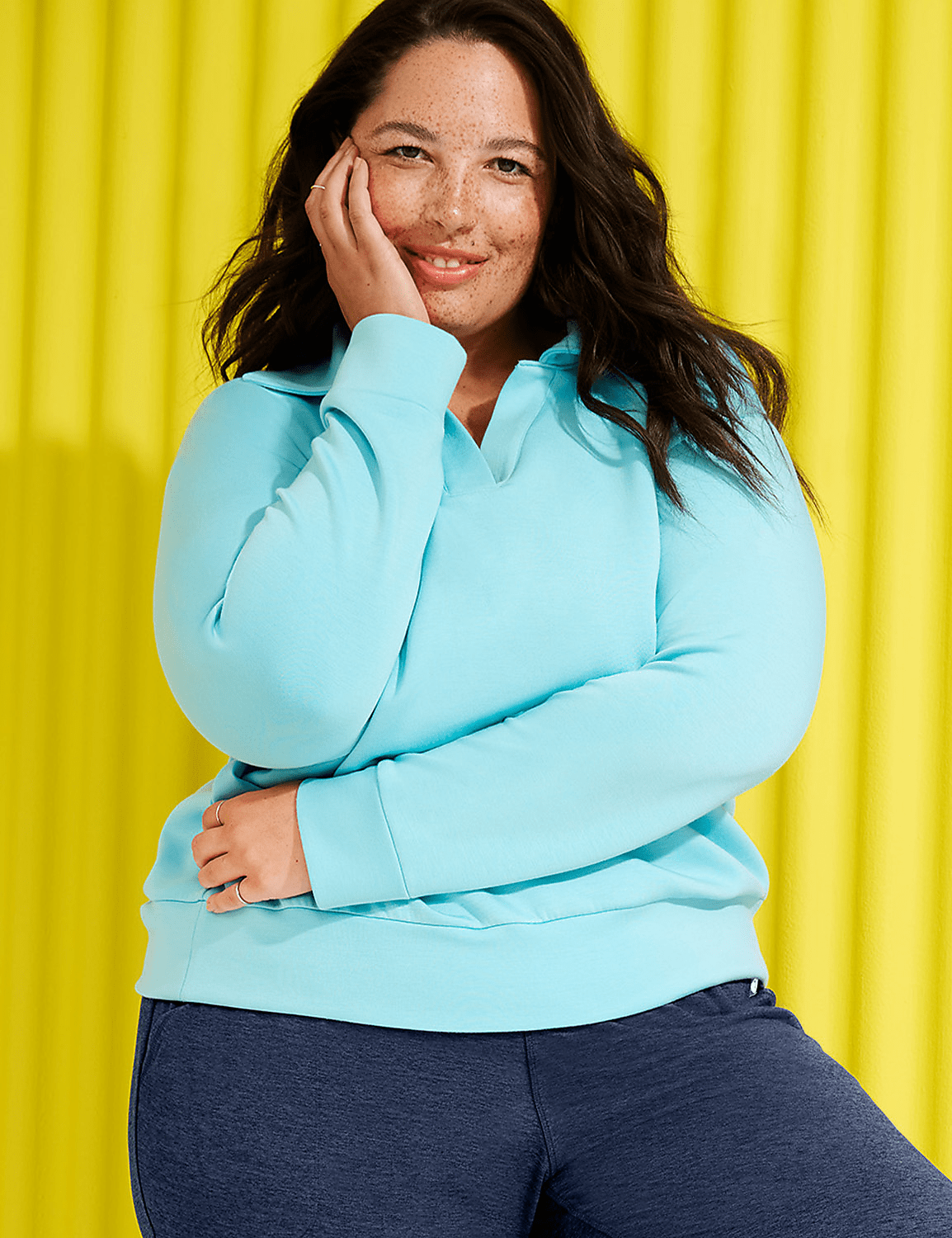 LIVI Journey Polo Notch-Neck Pullover Product Image 4