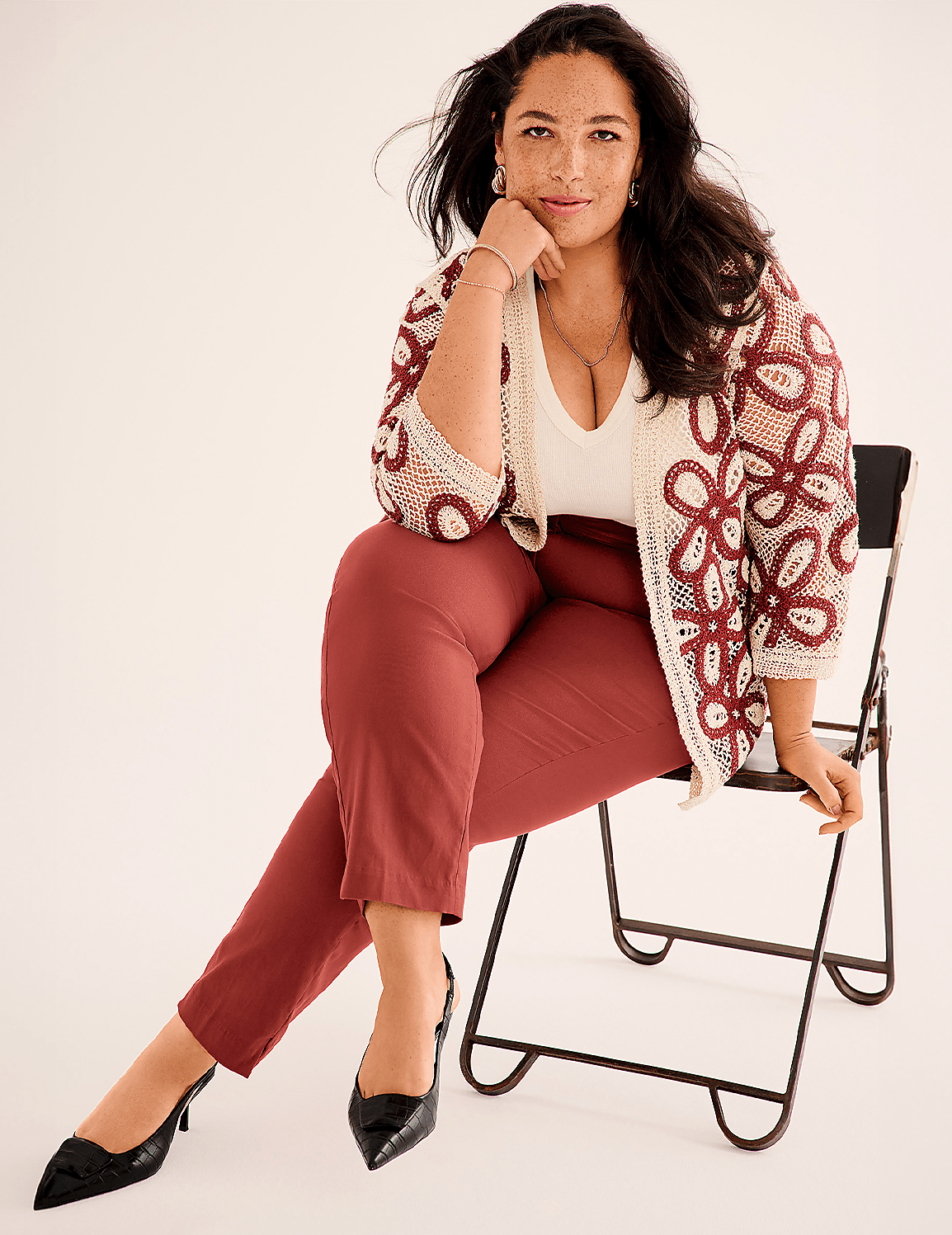 Open-Front Crochet Overpiece Product Image 5