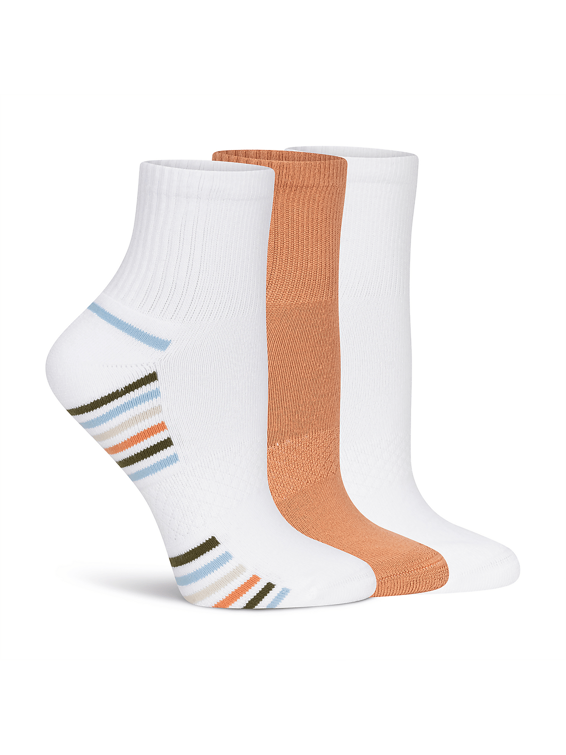 Lemon Women's Powder Stripe Crew Sock Product Image 2