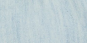 Split-Neck Bracelet Sleeve Denim Blouse Product Image 5