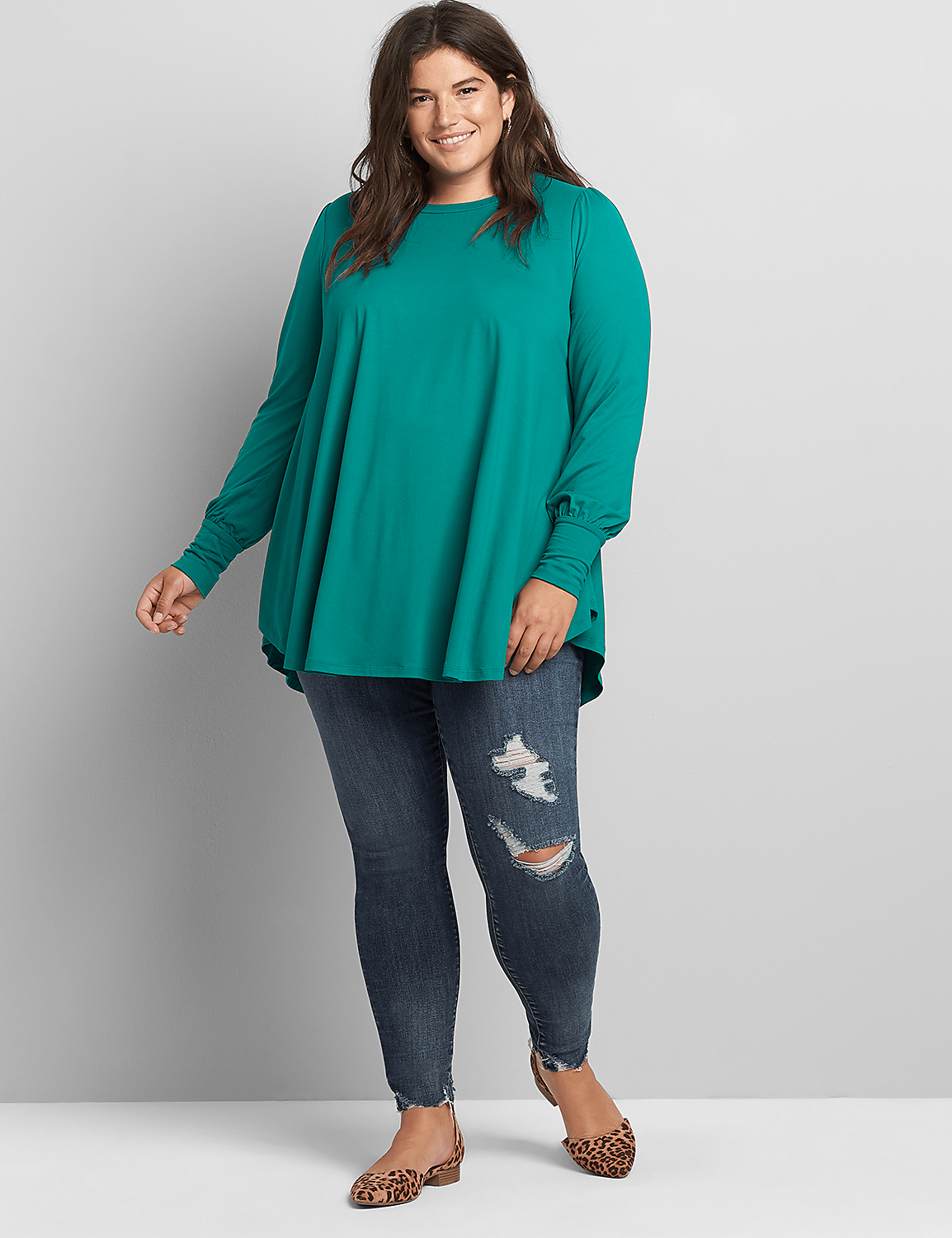 High-Rise Pull-On Jegging - Ripped Dark Wash Product Image 3