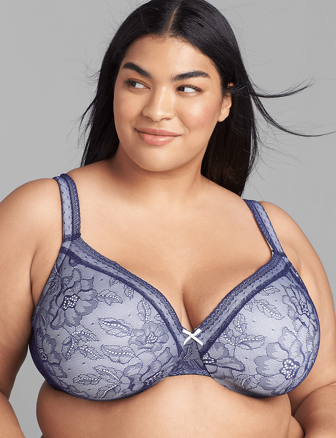 Modern Lace Lightly Lined Full Coverage Bra Product Image 4